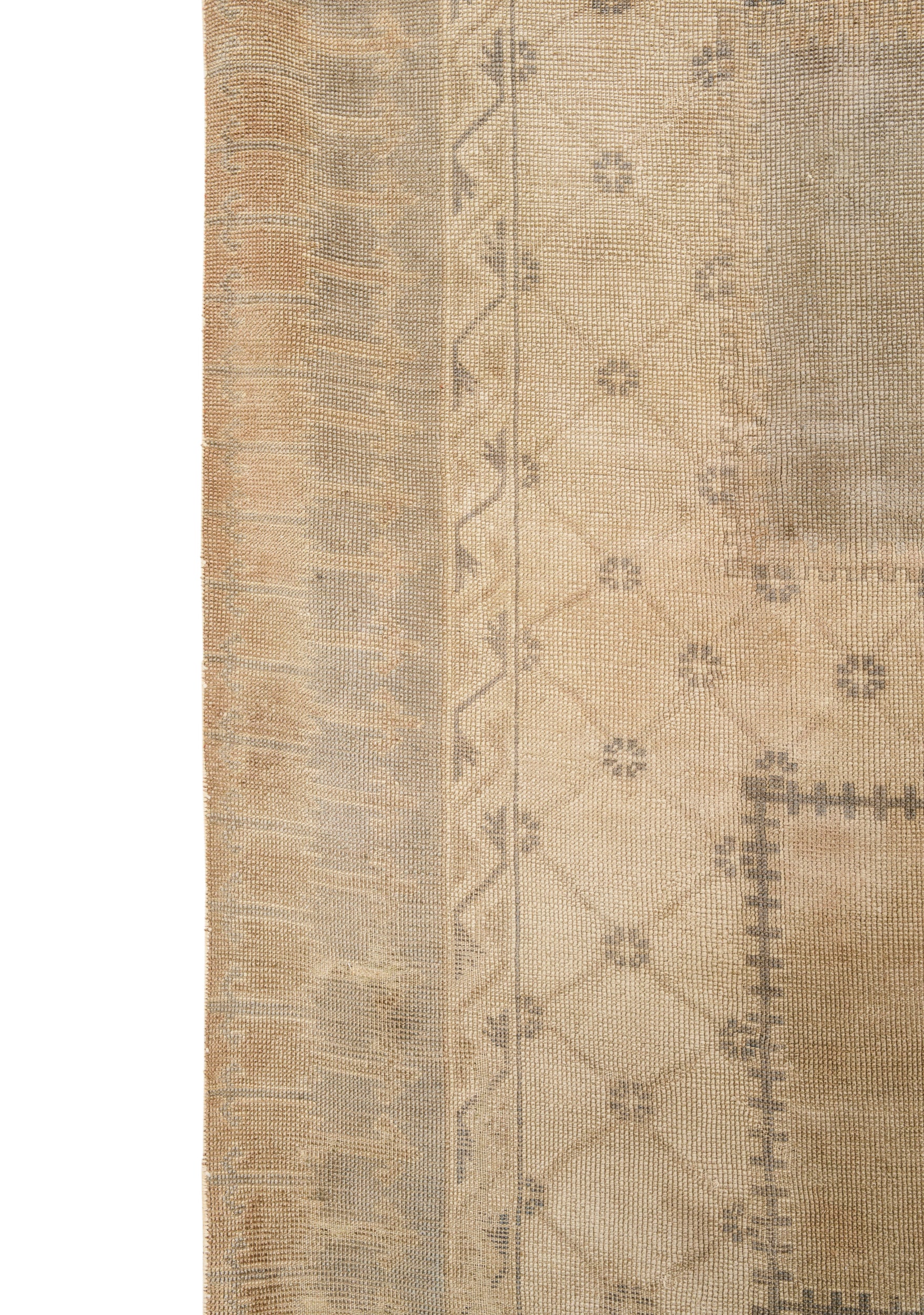 Vintage Turkish Oushak Rug 12'3" x 9'8"