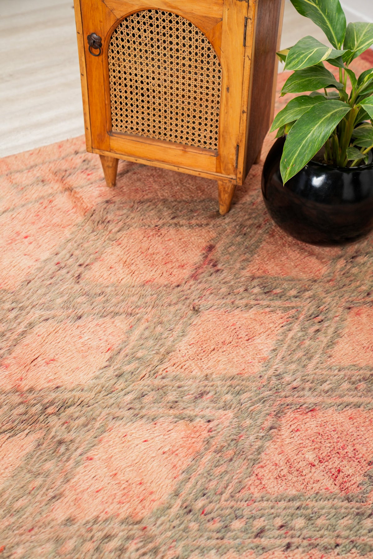 Vintage Moroccan High Atlas Rug 8'7" x 6'2"