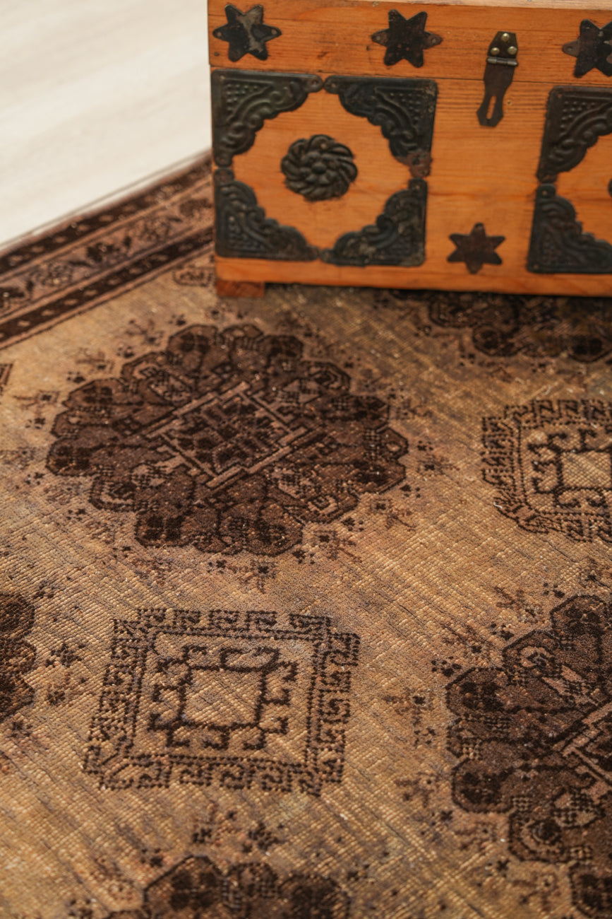 Vintage Turkmen Rug 7'7" X 5'1"