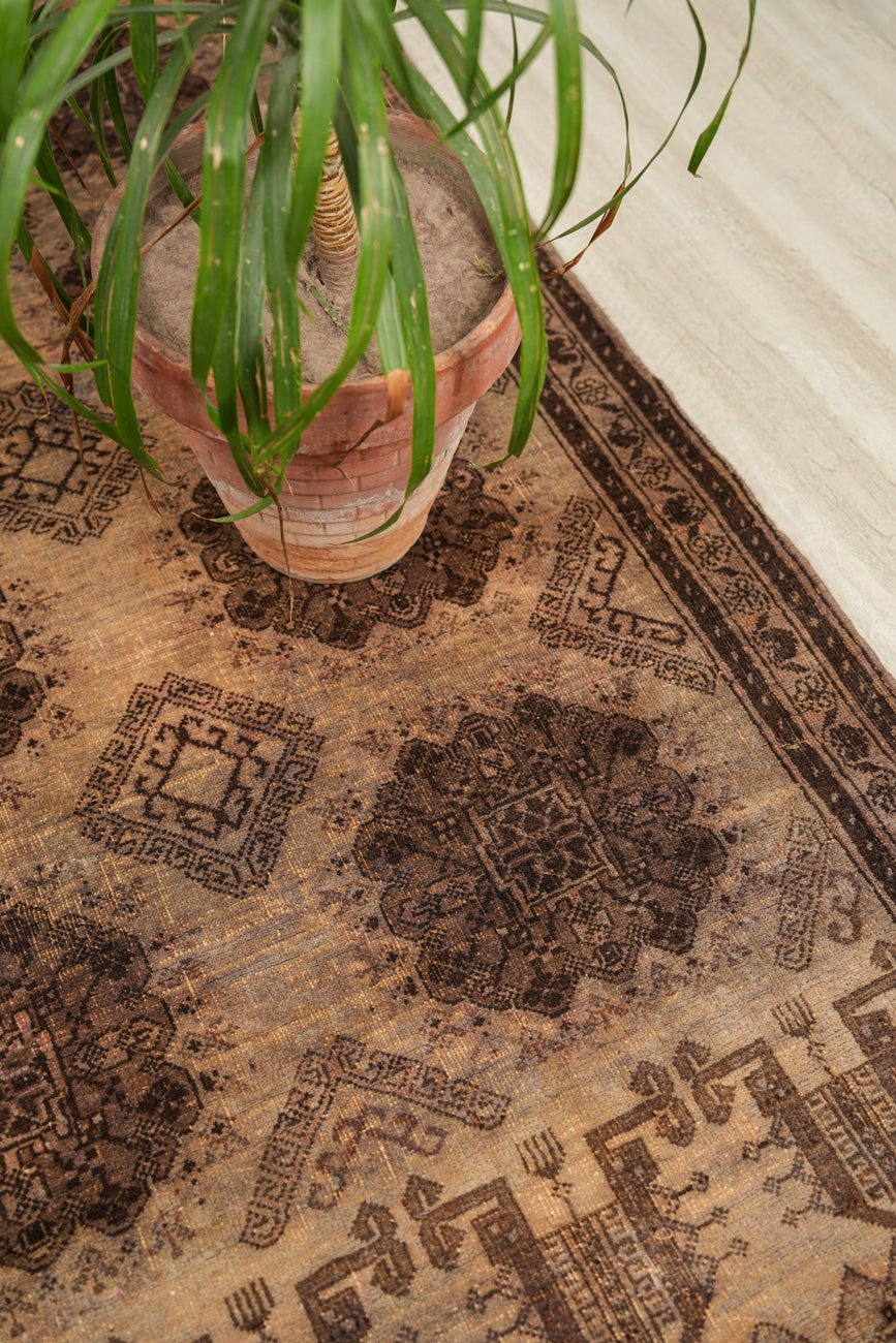 Vintage Turkmen Rug 7'7" X 5'1"