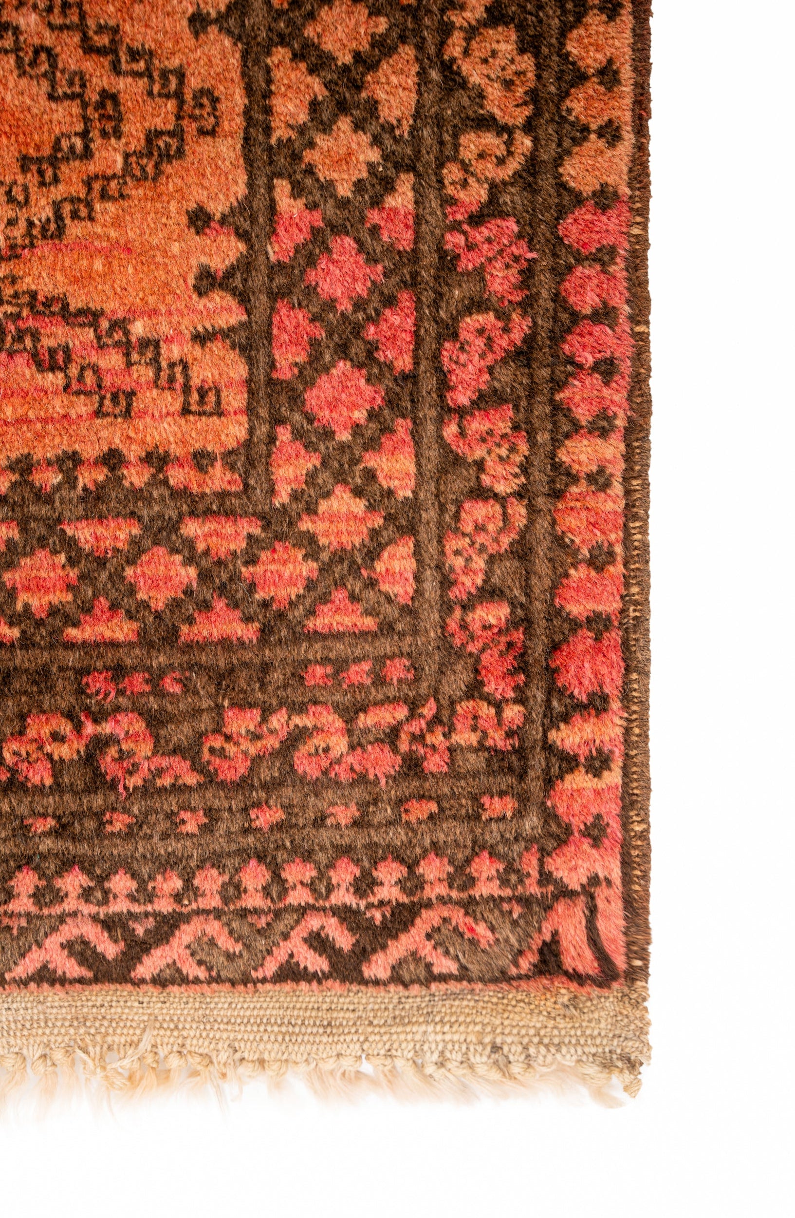 Vintage Turkmen Rug 2'6" x 1'10"