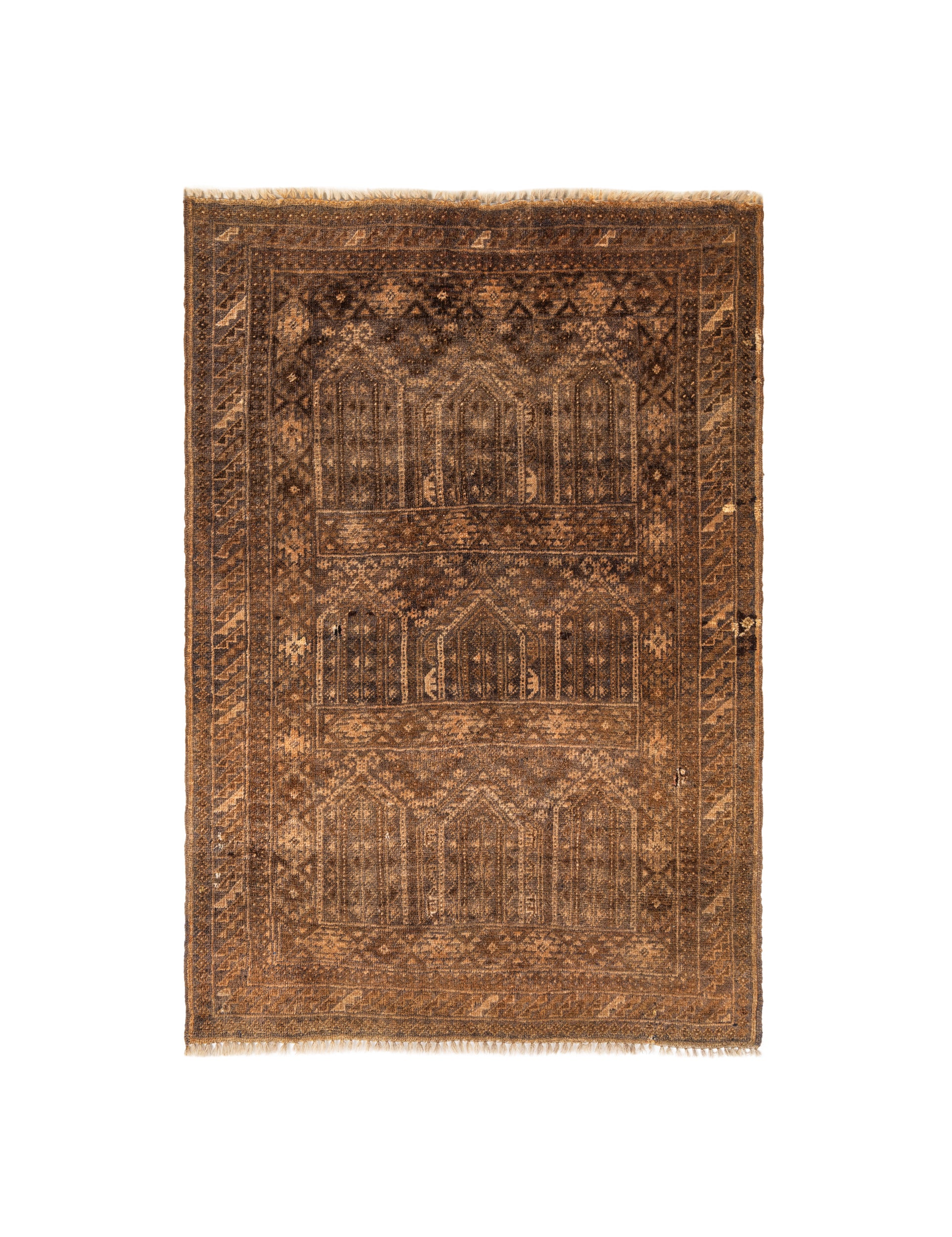 Vintage Baluch Rug 4' X 2'10