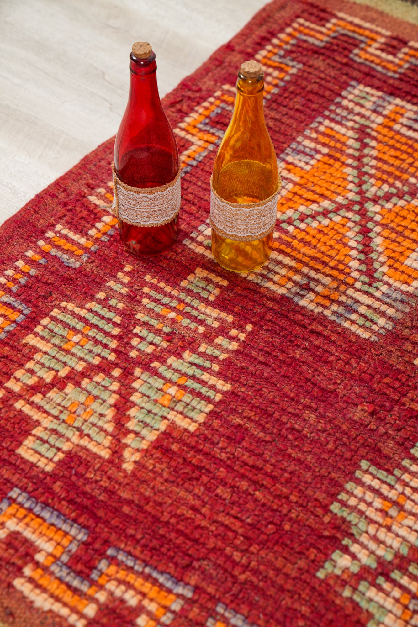 Vintage Moroccan Berber Rug 3'1" x 3'