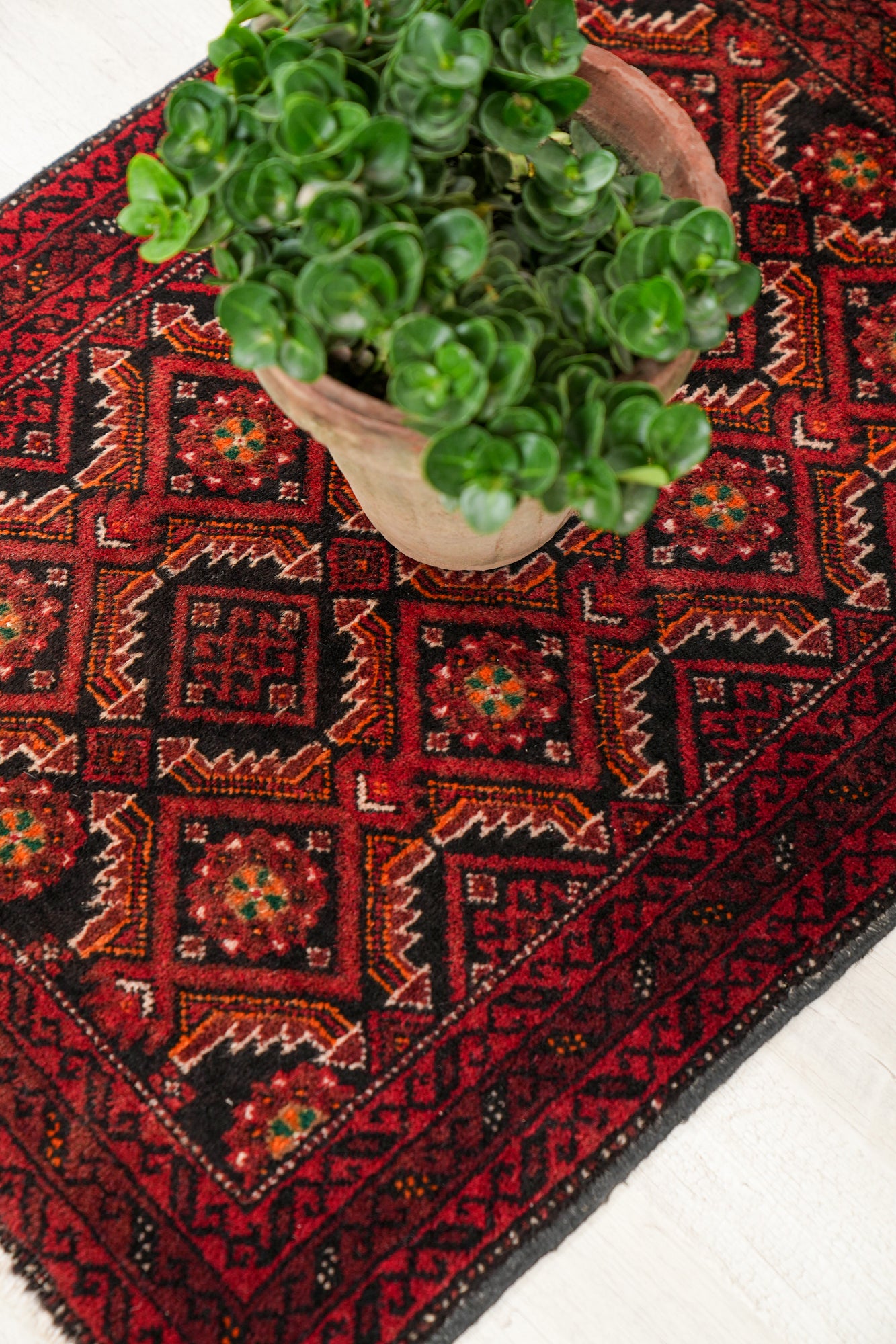 Vintage Baloch Rug 2'10" x 2'2"