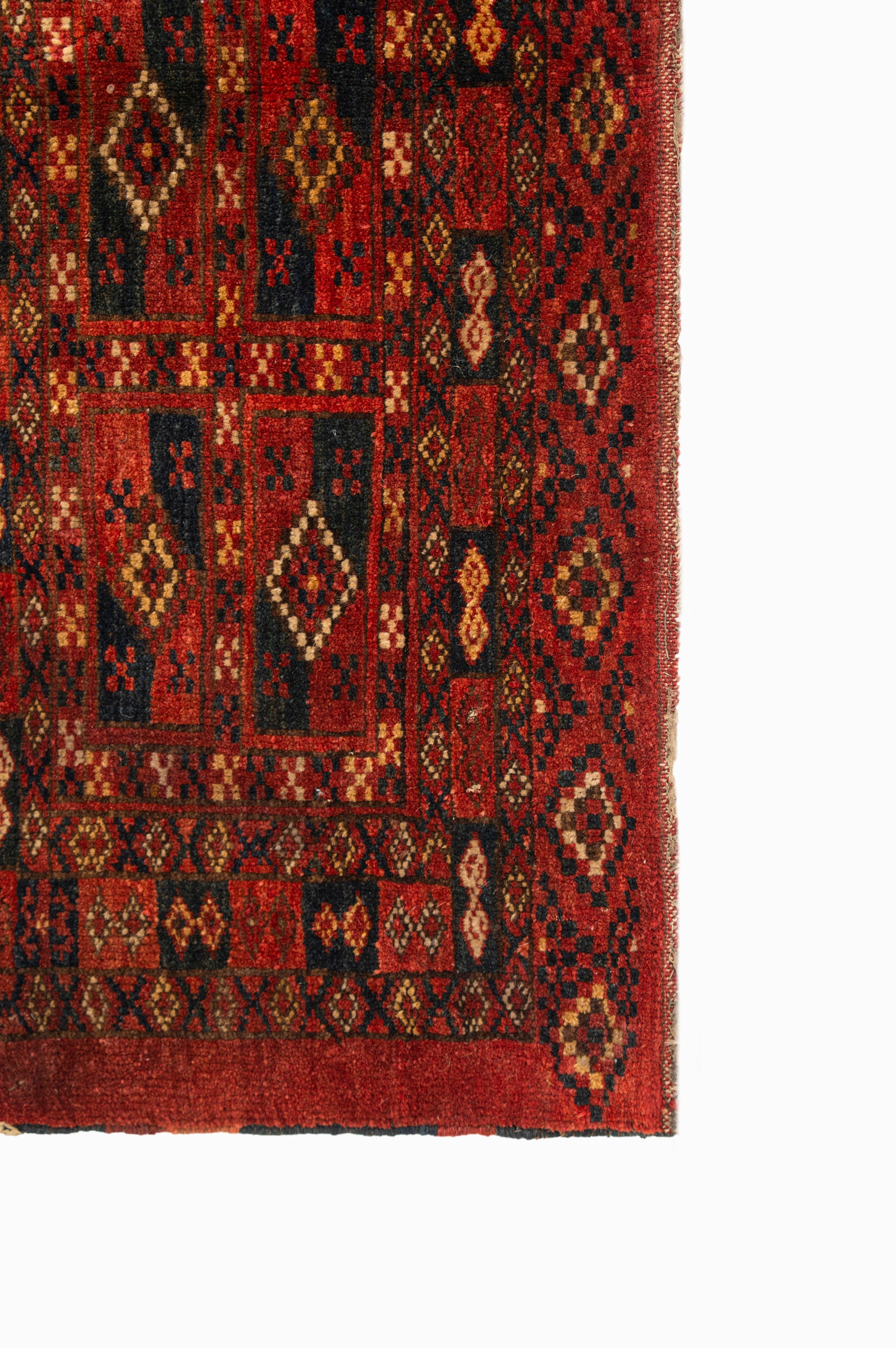 Antique Turkmen Torba Panel Rug 5'10" x 1'1"