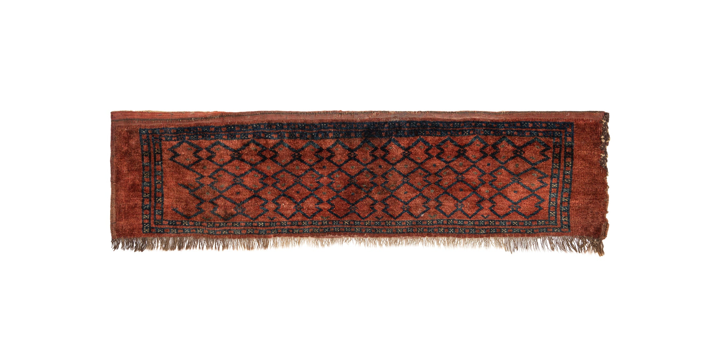 Vintage Turkmen Torba Panel Rug 3'10" x 9"