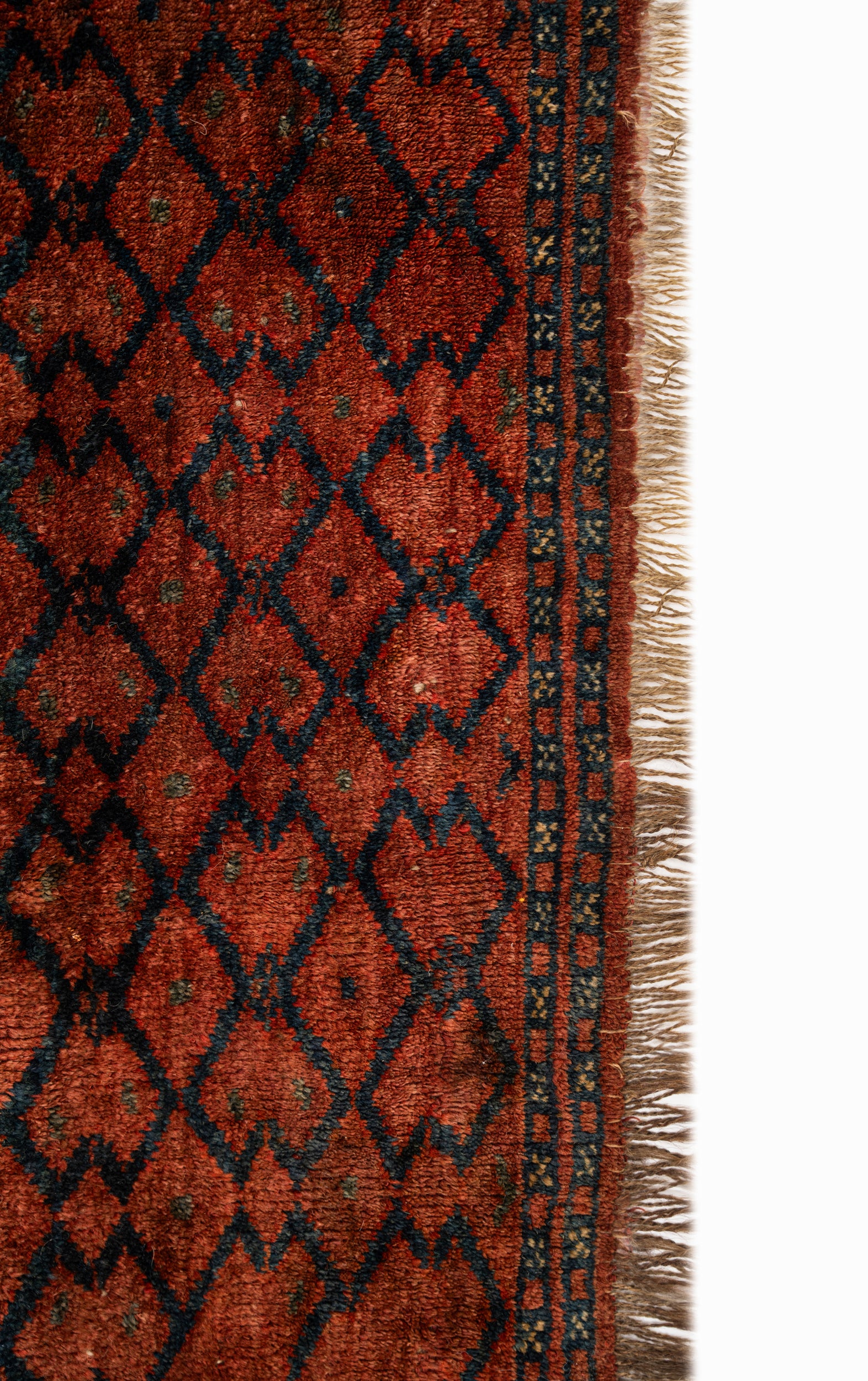 Vintage Turkmen Torba Panel Rug 3'10" x 9"
