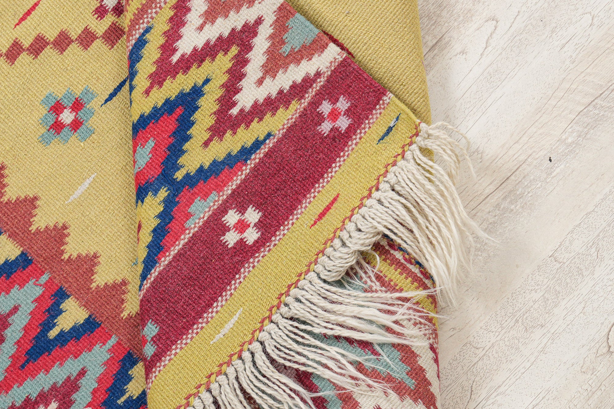 Vintage Turkish tribal Kilim 4'6" x 2'8"