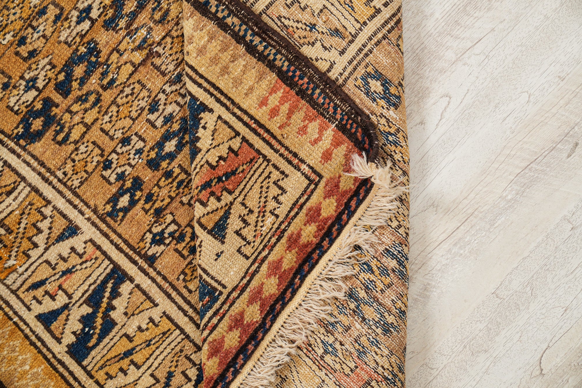 Antique Caucasian Shrivan Rug 4' x 2'7"