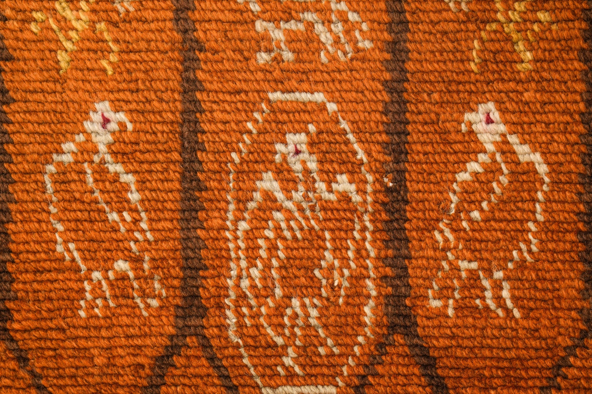 Antique Spanish Rug 6'2" x 2'10"