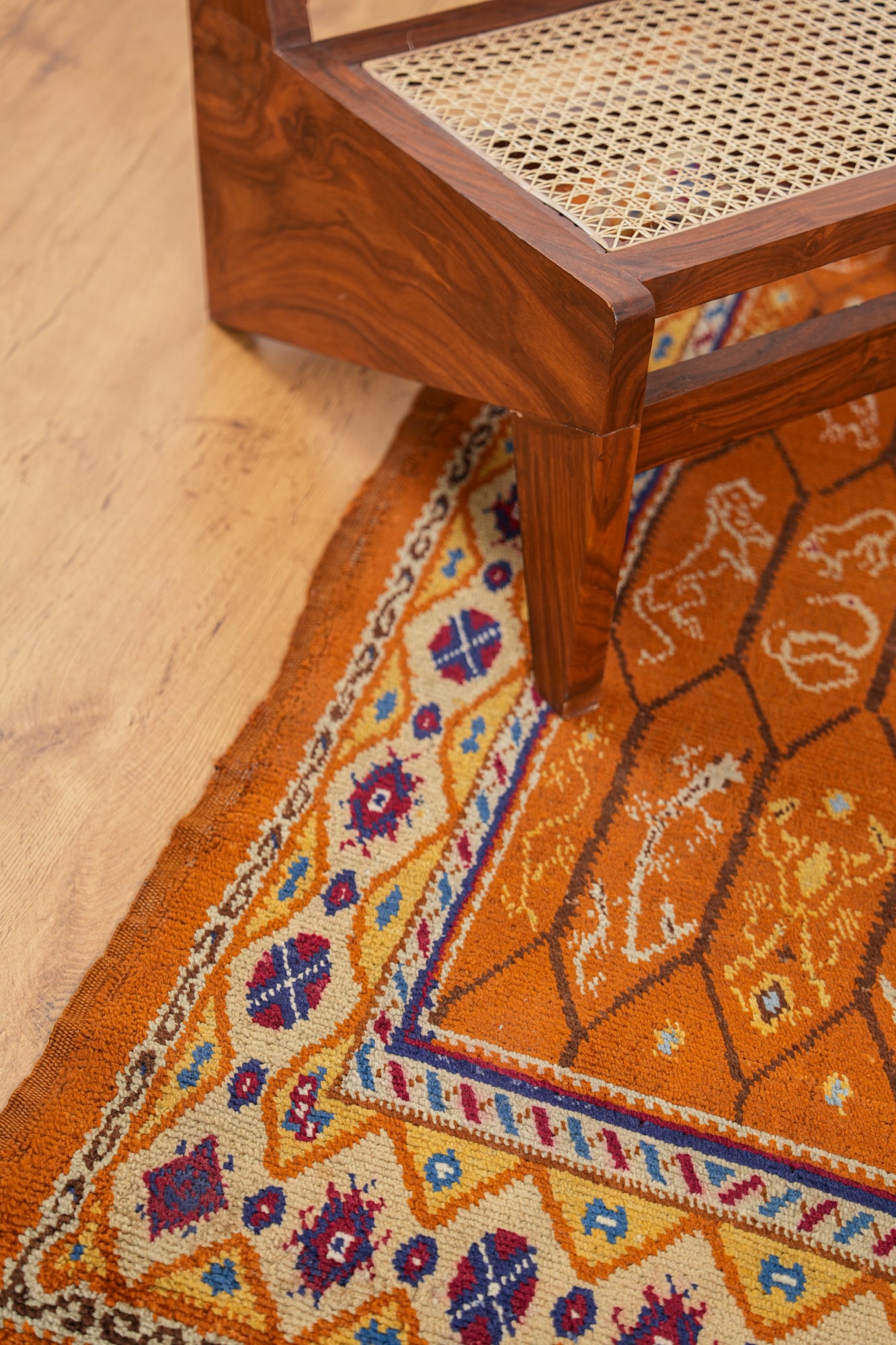 Antique Spanish Rug 6'2" x 2'10"