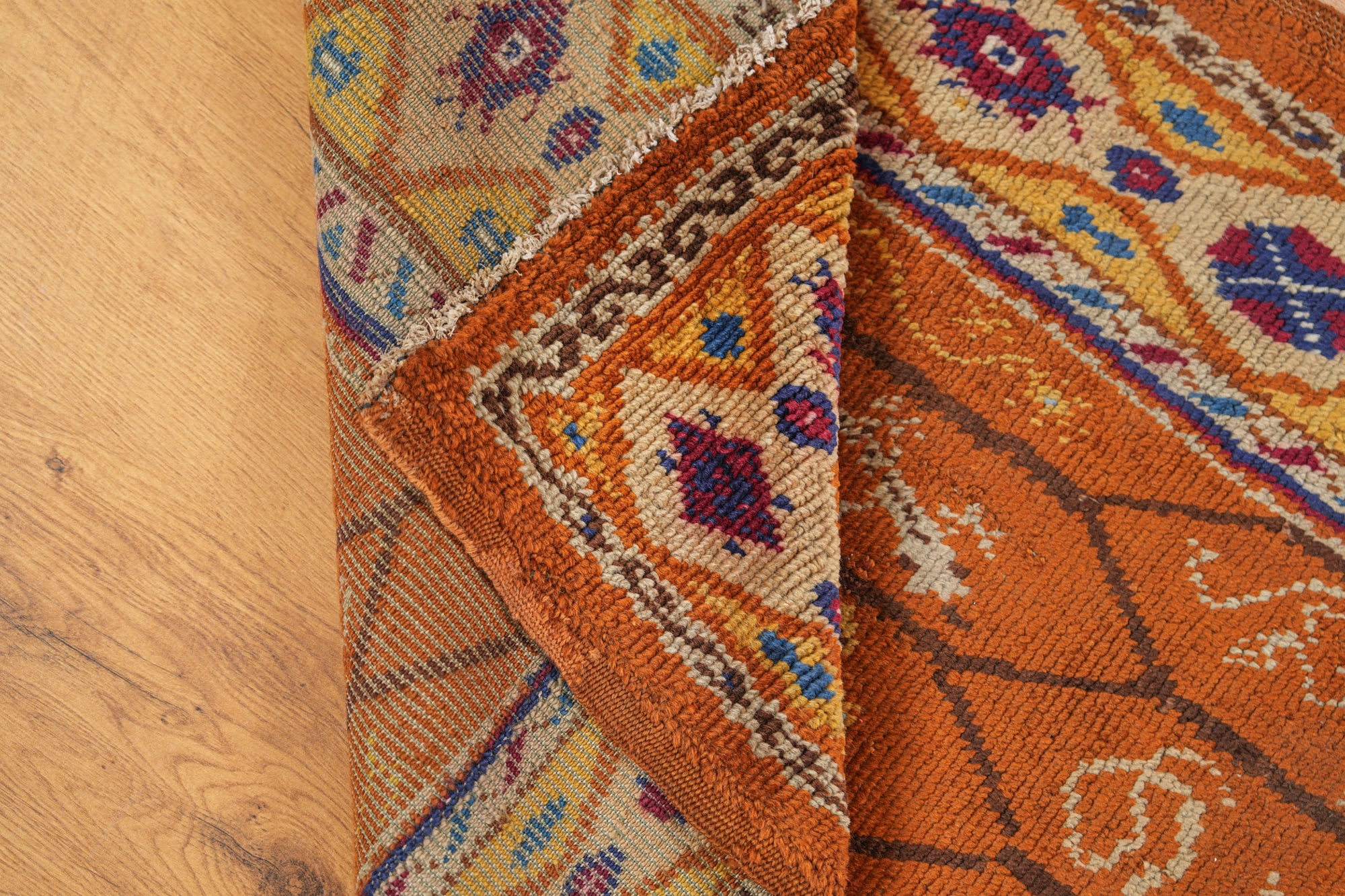 Antique Spanish Rug 6'2" x 2'10"