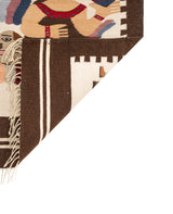 Vintage Aztec Tapestry 3'6" X 2'1"