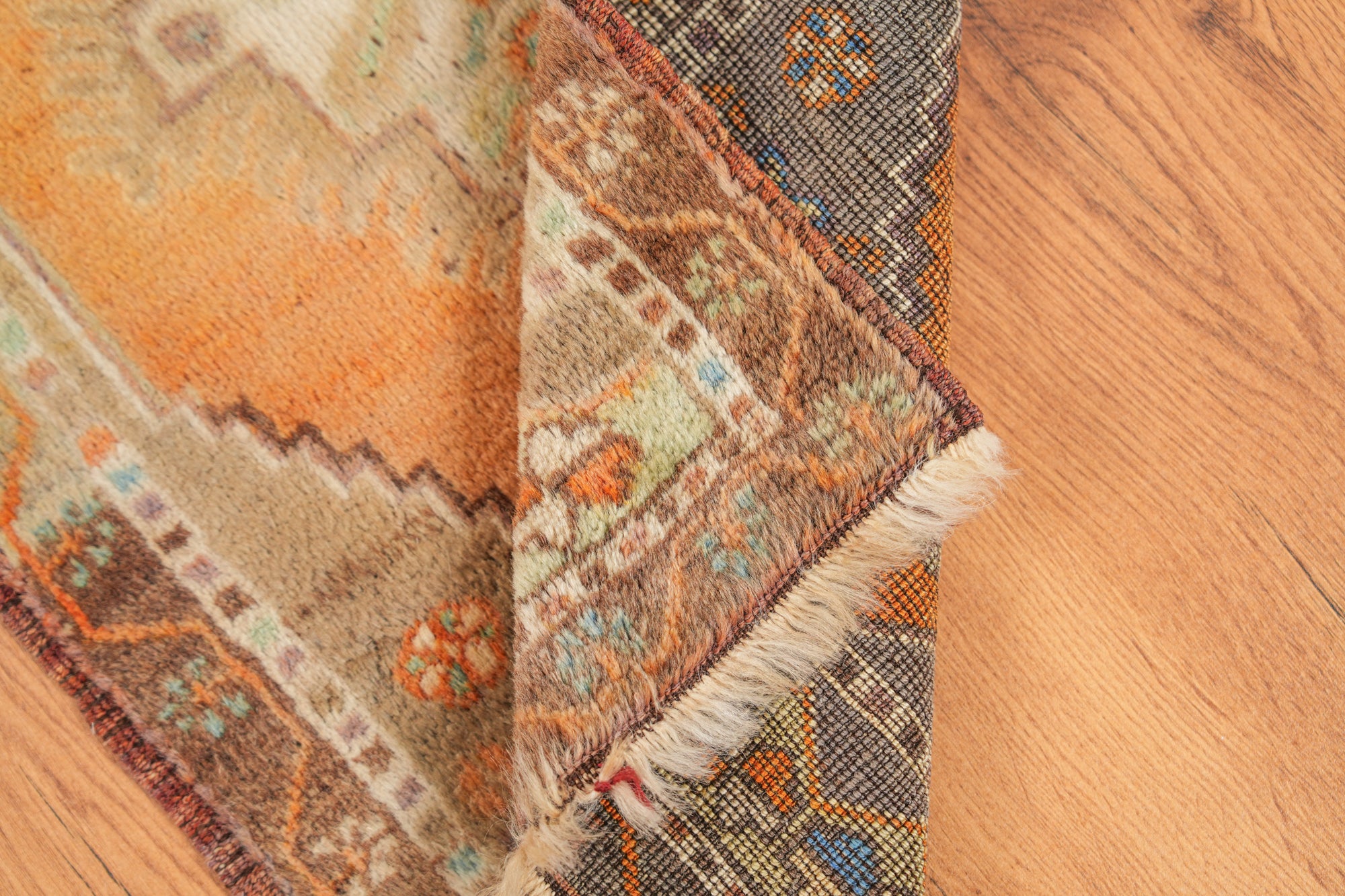 Vintage Turkish Rug 3'7" x 1'9"