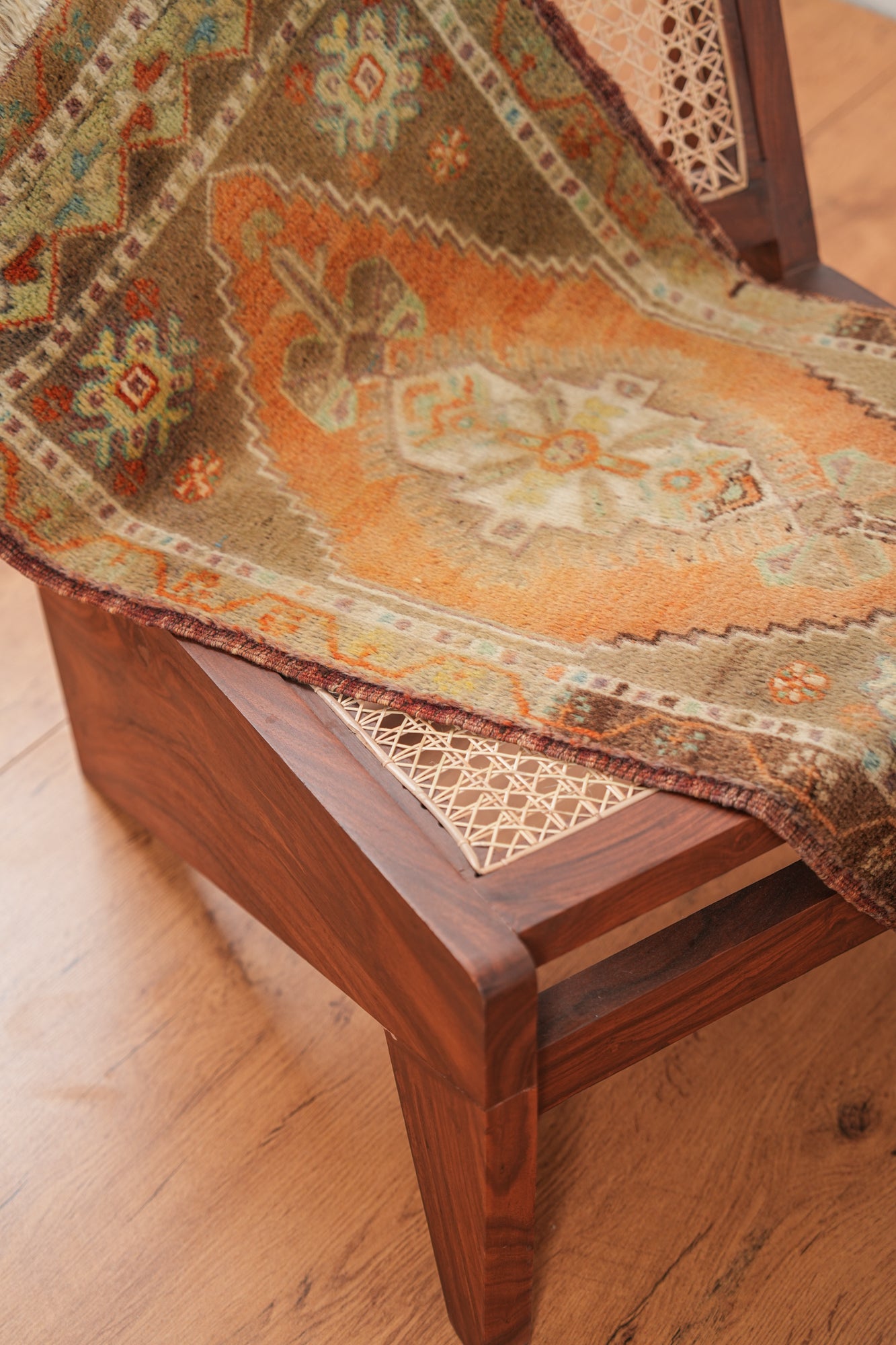 Vintage Turkish Rug 3'7" x 1'9"