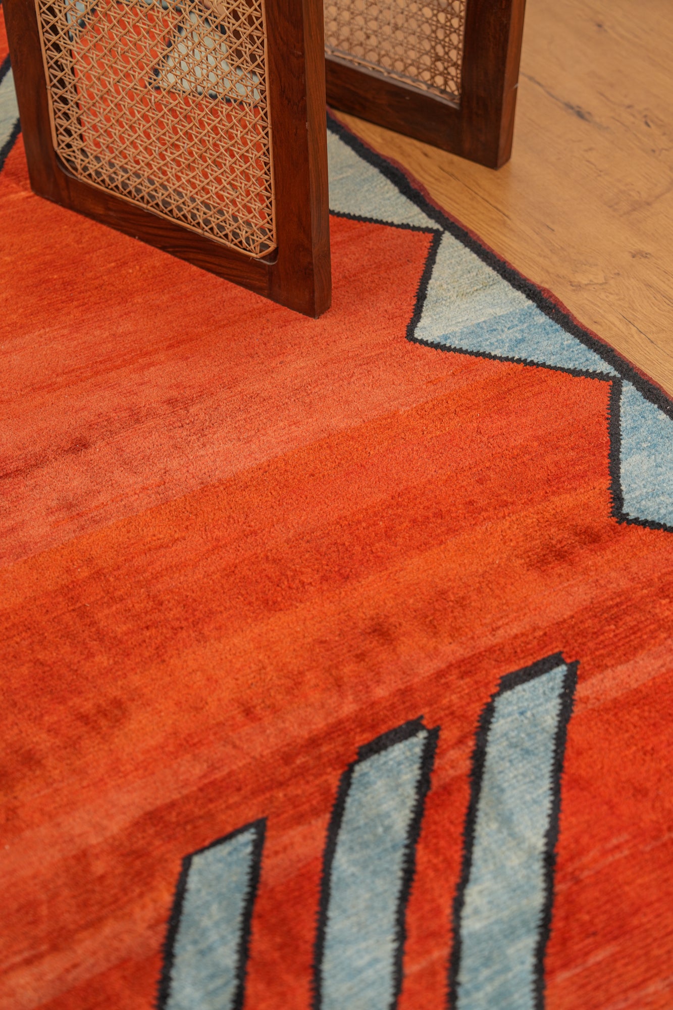 Vintage Turkish ART DECO Rug 6'2" x 4'