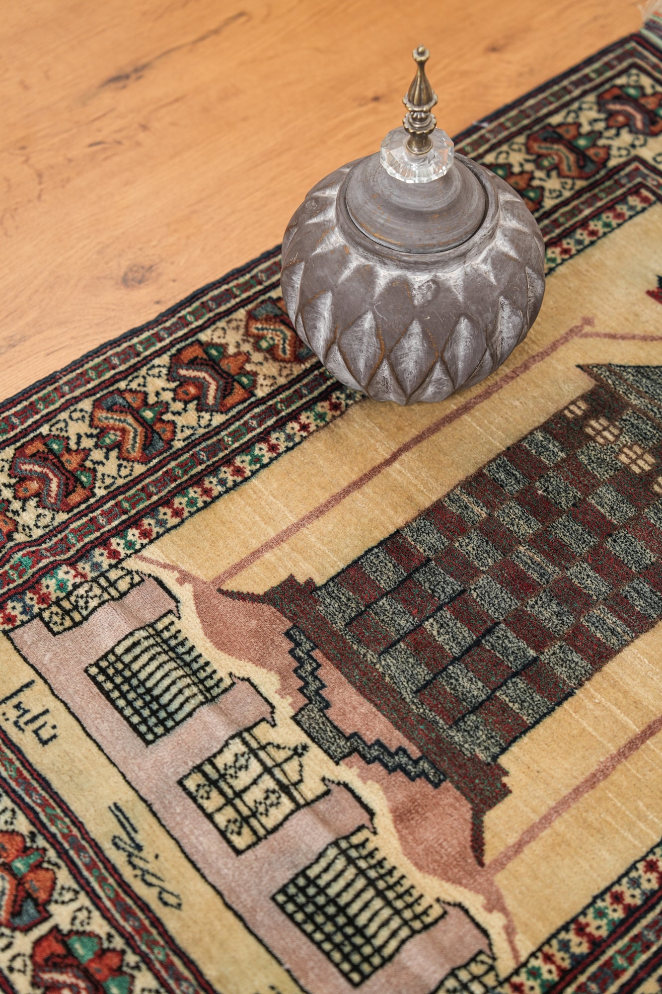 Vintage Baloch Rug 3'4" x 2'4"