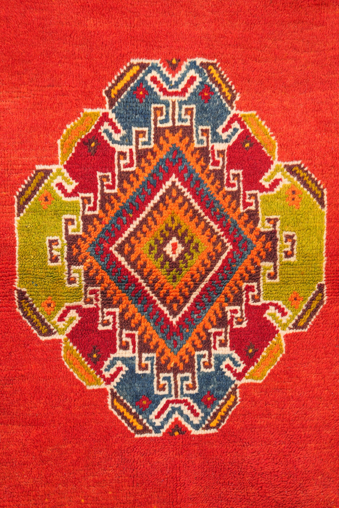 Vintage Moroccan Rug 4'9"x 3'