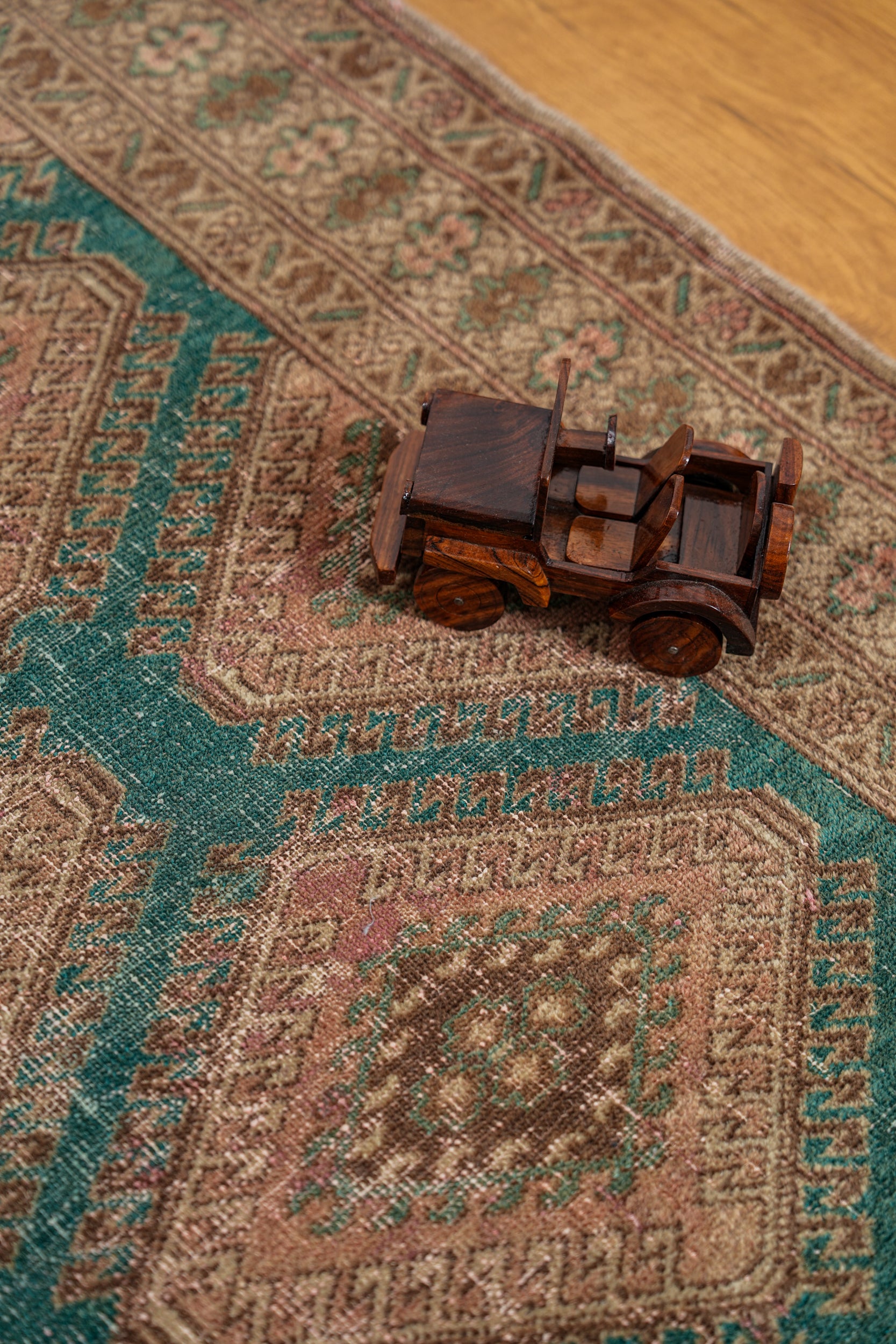 Vintage Turkmen Rug 5'10" x 4'5"