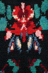 Antique Scandinavian Wedding Rya Rug 6' x 3'10"