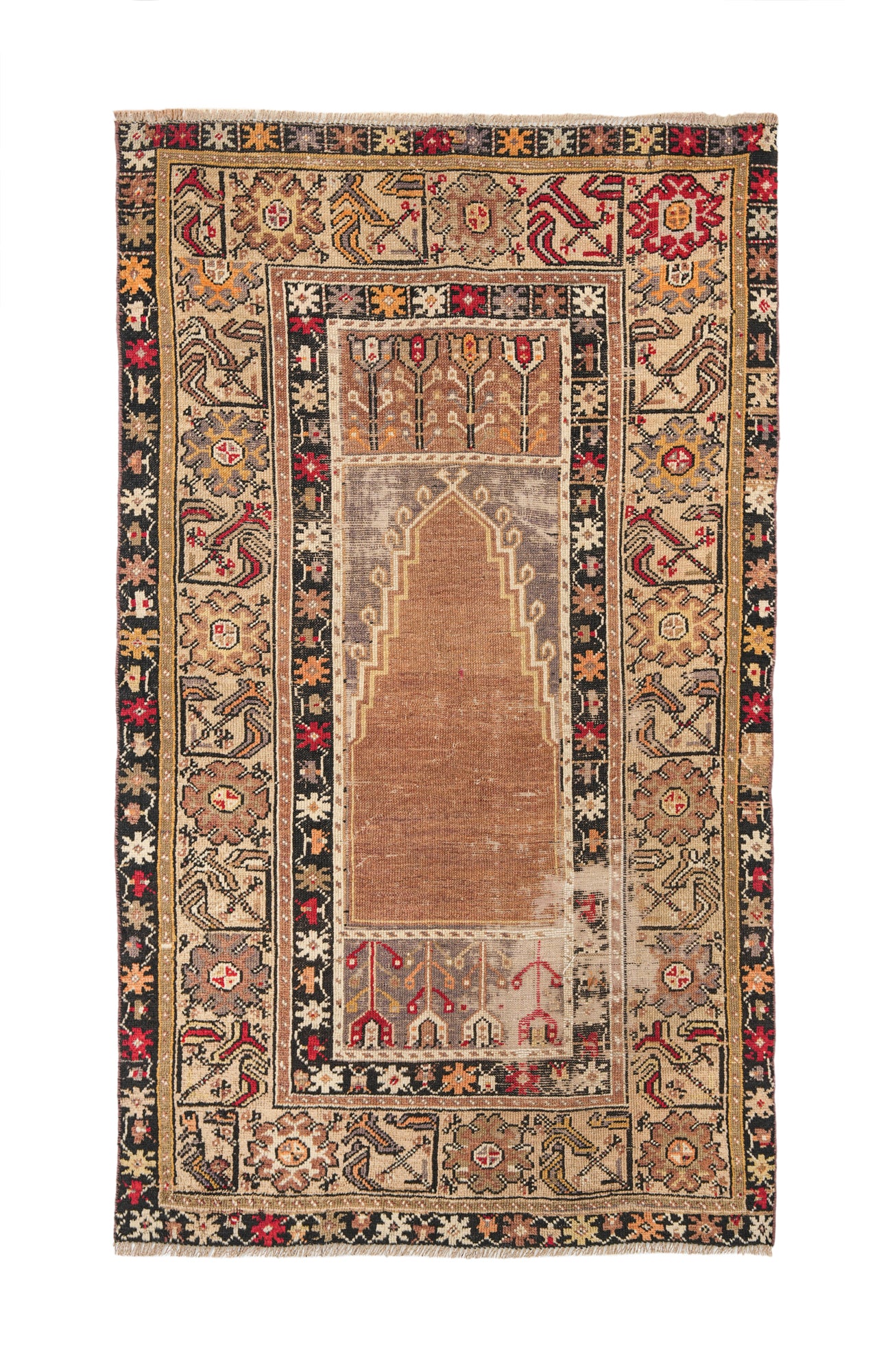 Vintage Turkish Milas Rug 5'10" x 3'8"