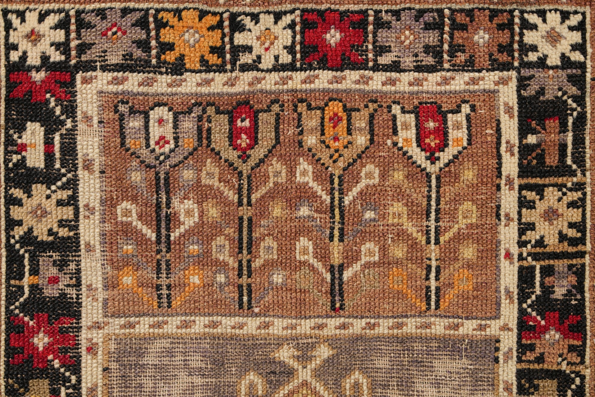 Vintage Turkish Milas Rug 5'10" x 3'8"