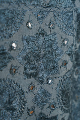 Vintage Indian Textile Embroidery 7'8" x 6'