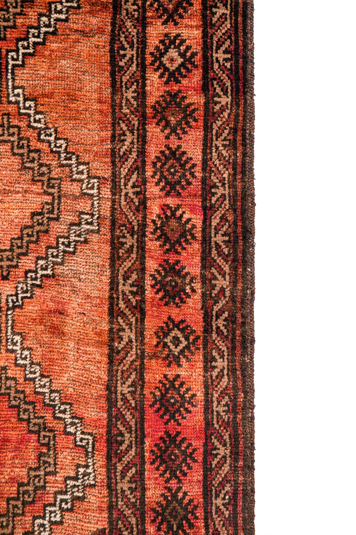 Vintage Turkmen Tribal Rug 5' x 3'