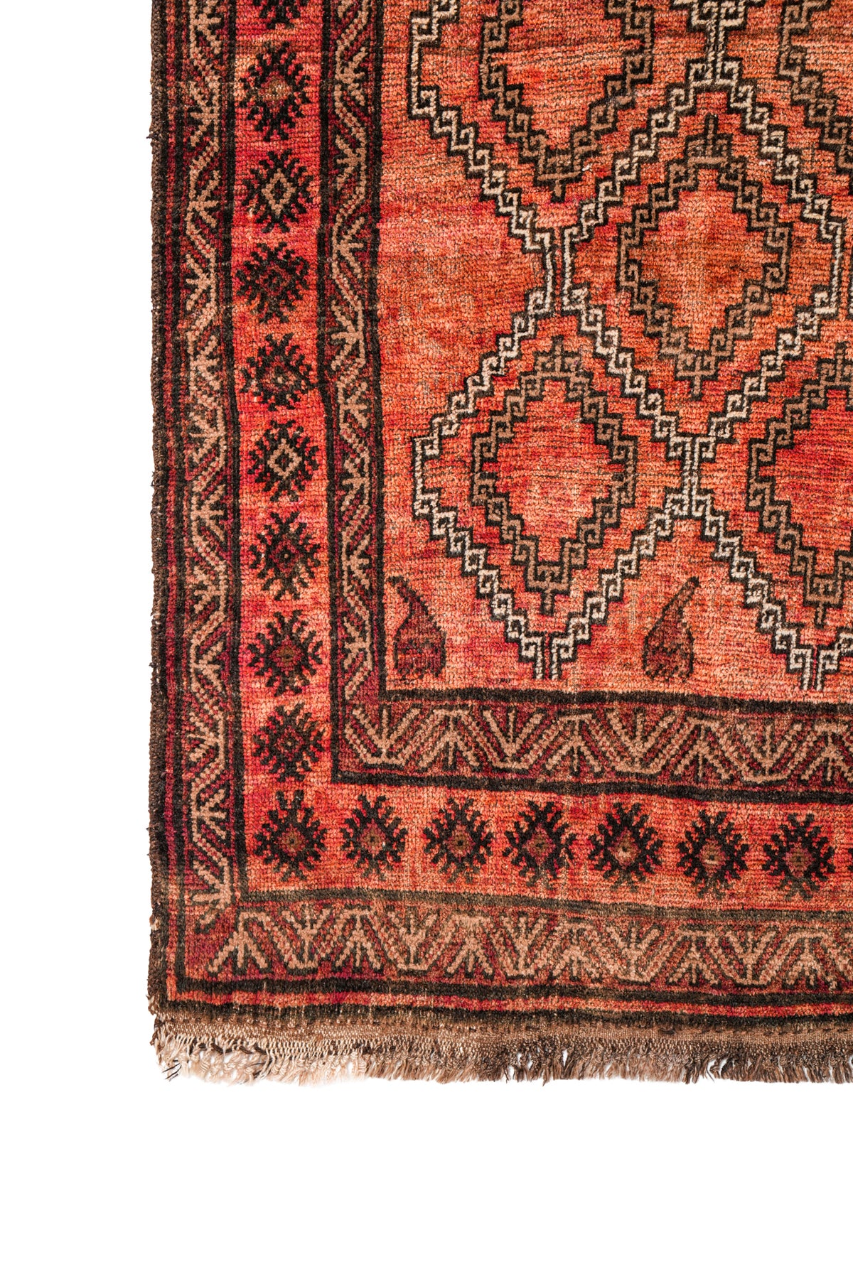 Vintage Turkmen Tribal Rug 5' x 3'