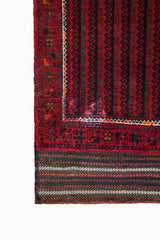 Vintage Turkoman Baloch Rug 3'8" x 2'