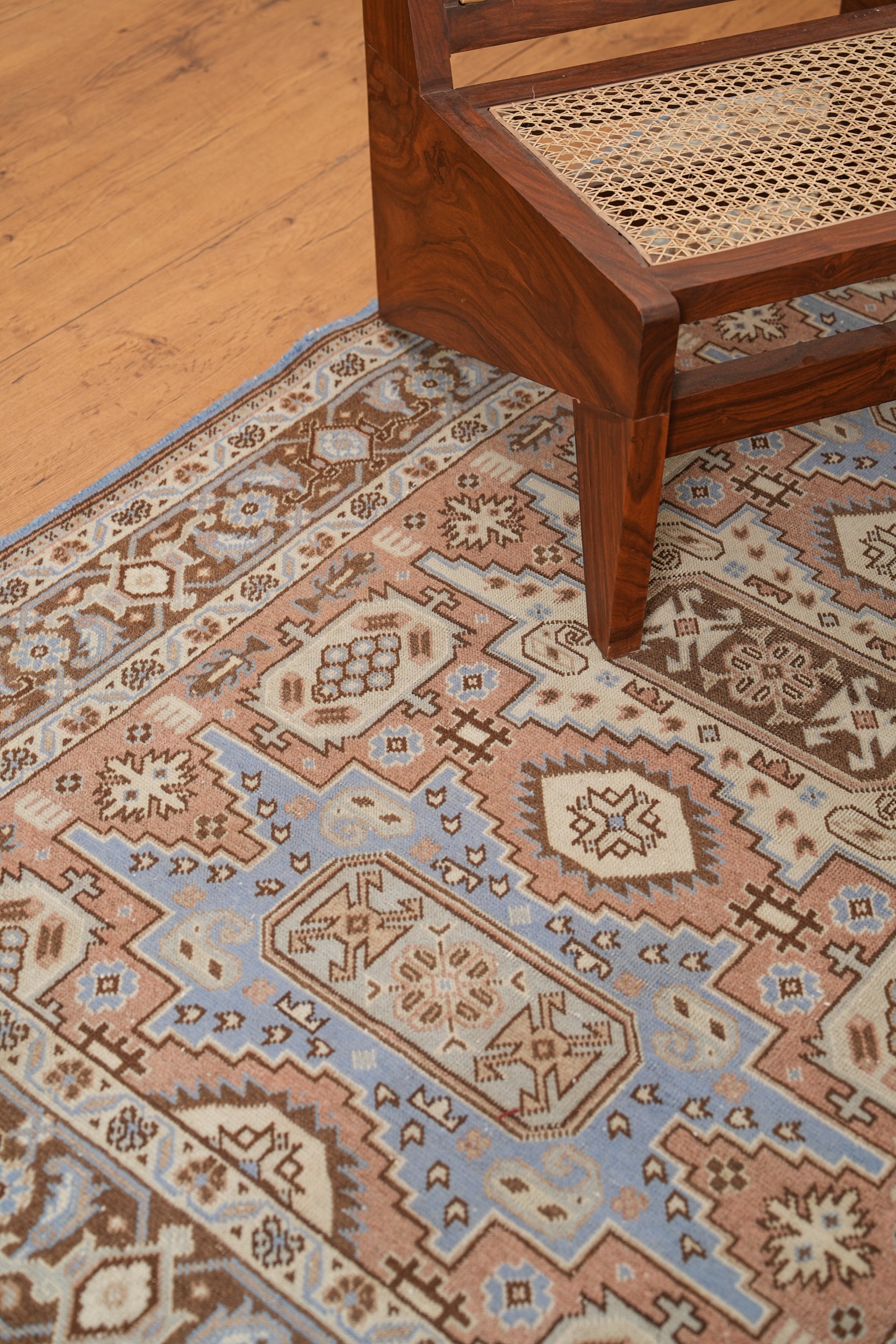 Vintage Turkish Shirvan Rug 6'3" x 4'3"