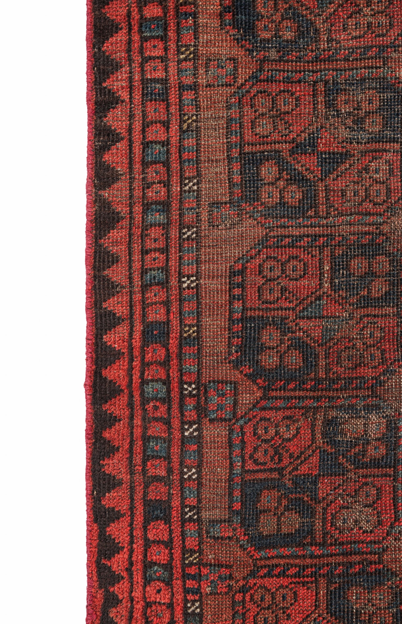 Antique Turkmen Ersari Rug 4'2" x 3'8"