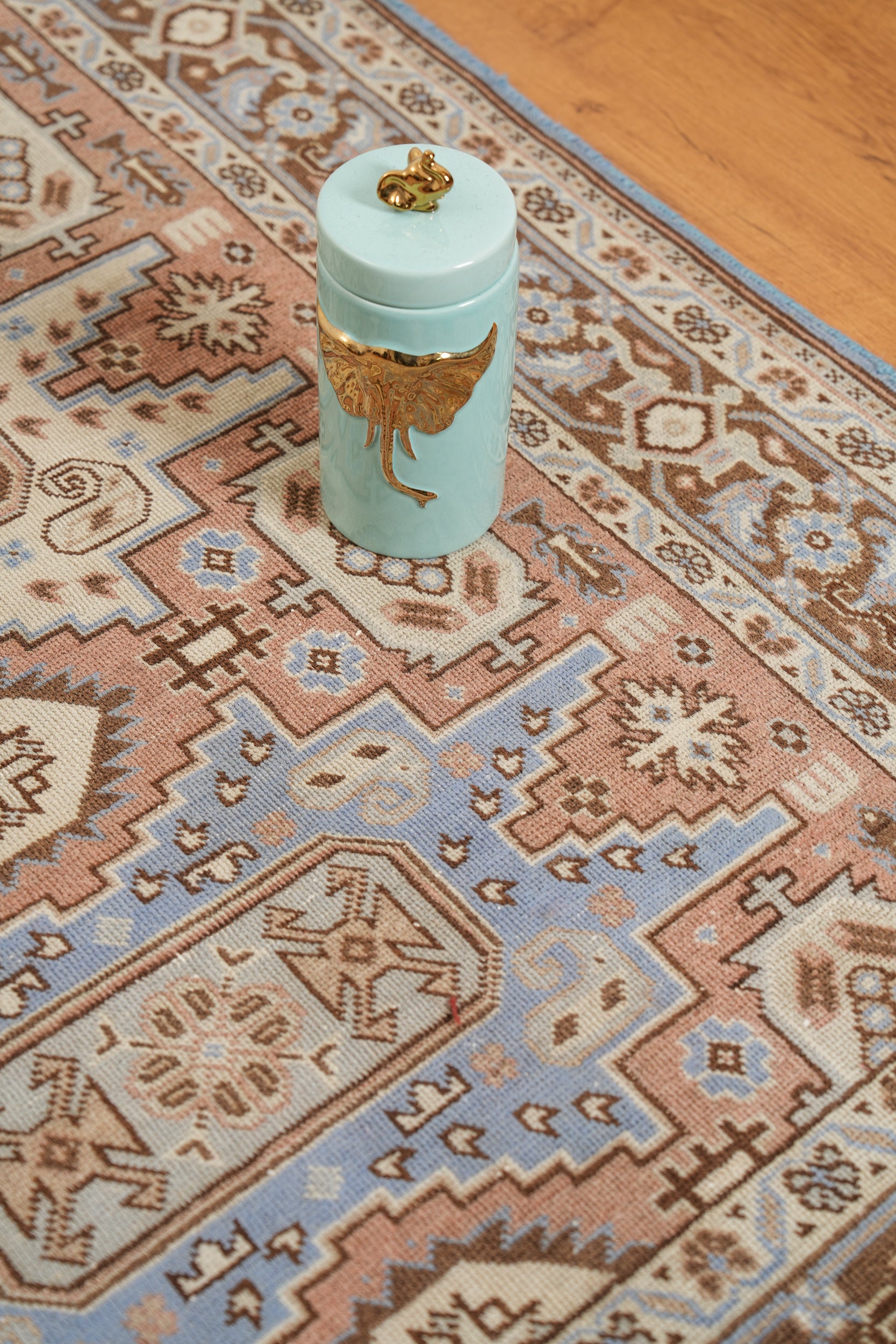 Vintage Turkish Shirvan Rug 6'3" x 4'3"