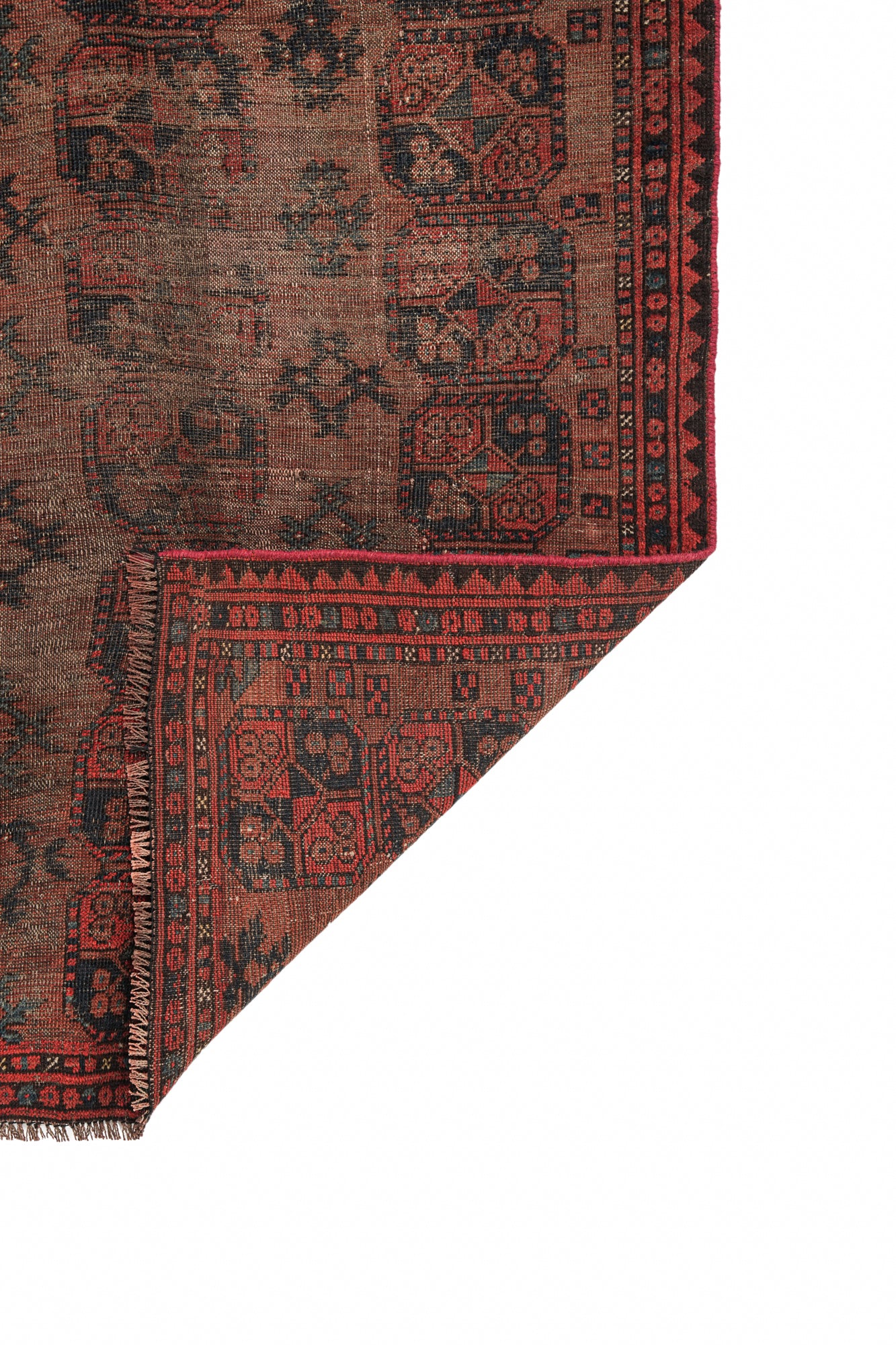 Antique Turkmen Ersari Rug 4'2" x 3'8"