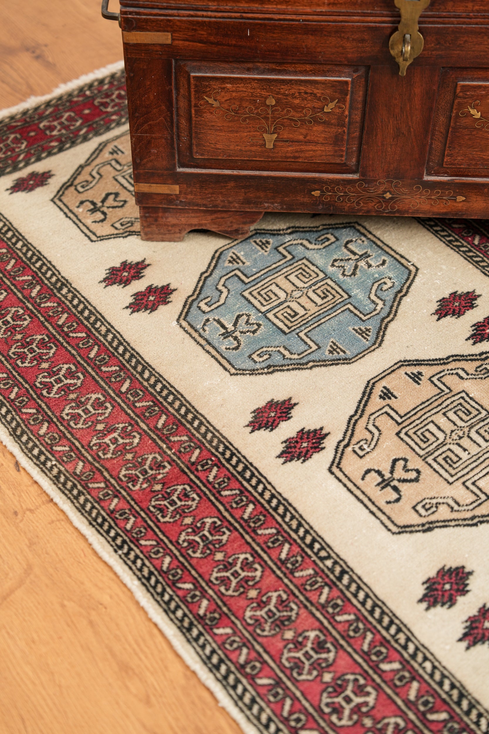 Vintage Pakistani kazak Rug 4'4" x 2'7"