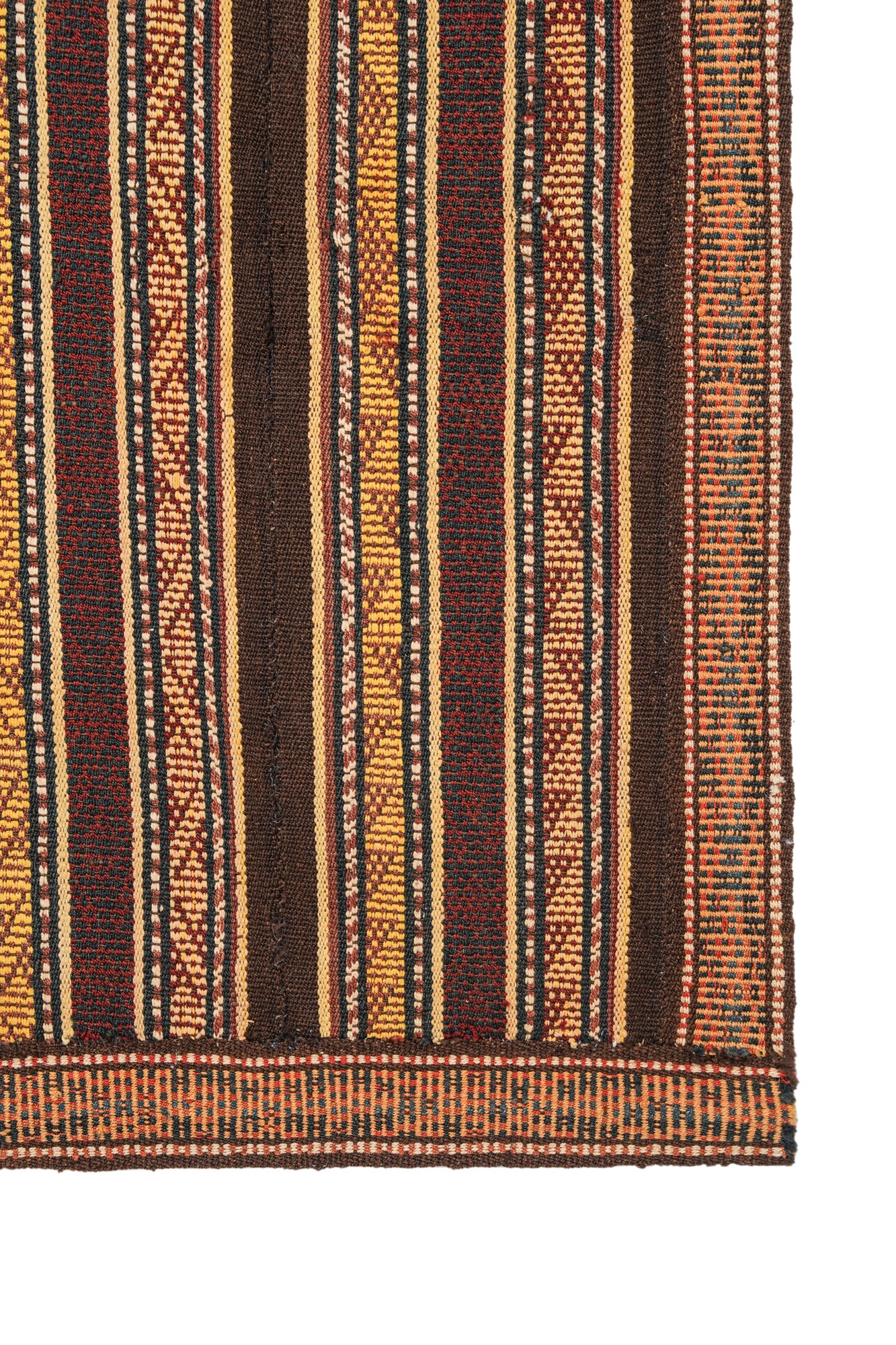 Antique Turkmen Jajim Kilim 6'7" x 2'7"