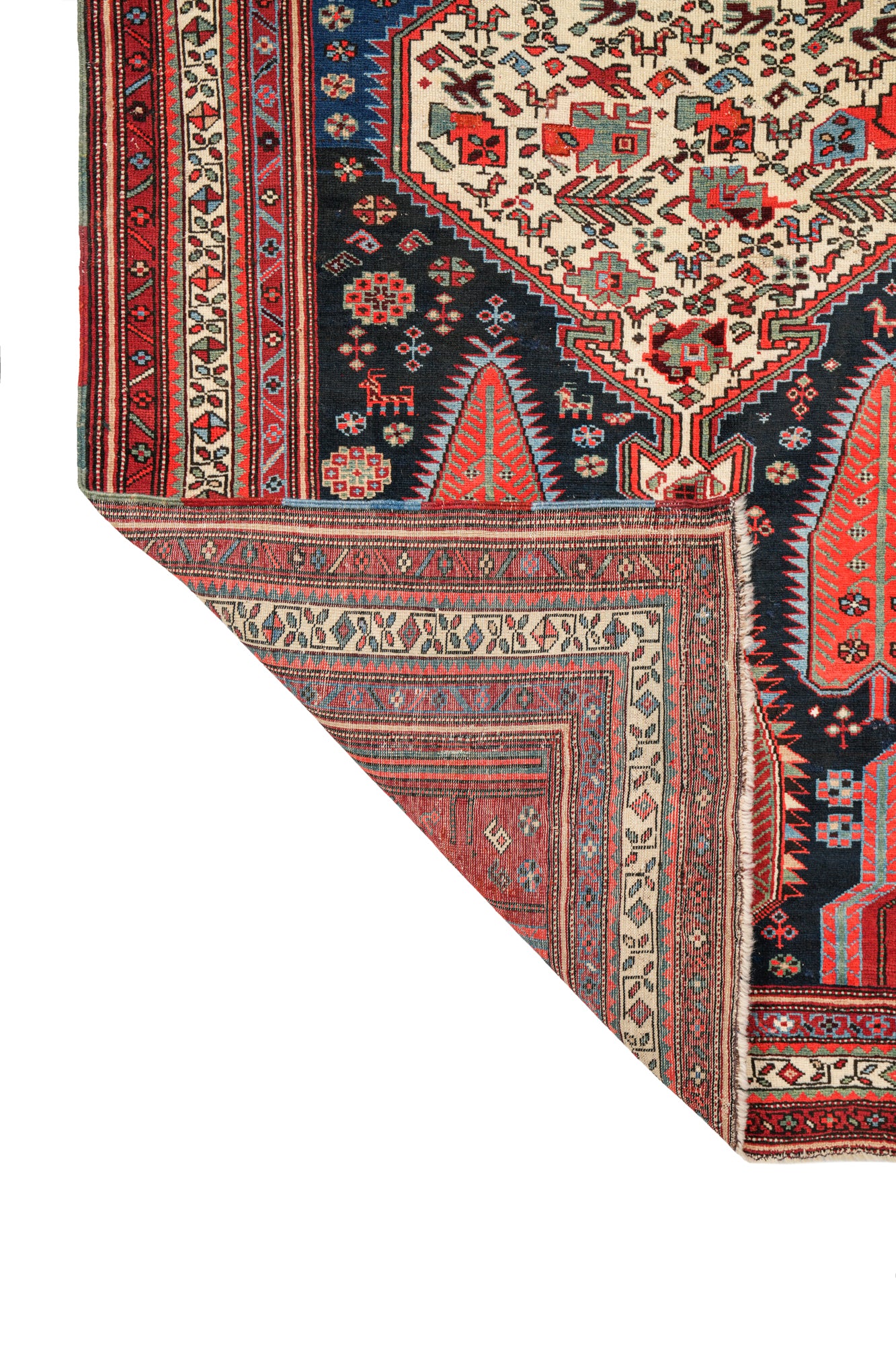 Antique Caucasian Shikli Kazak Rug 7' x 4'1"