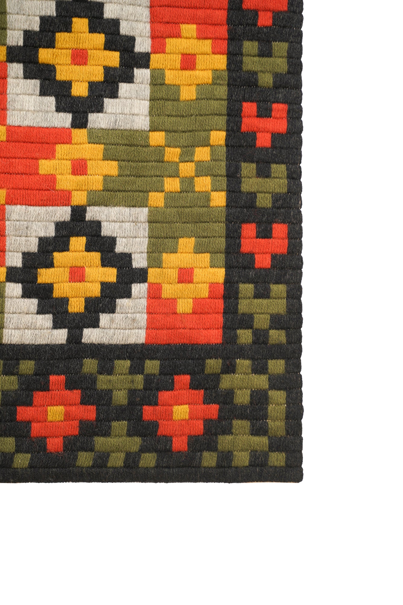 Vintage Norwegian Tapestry Textile 4'7" x 1'9"