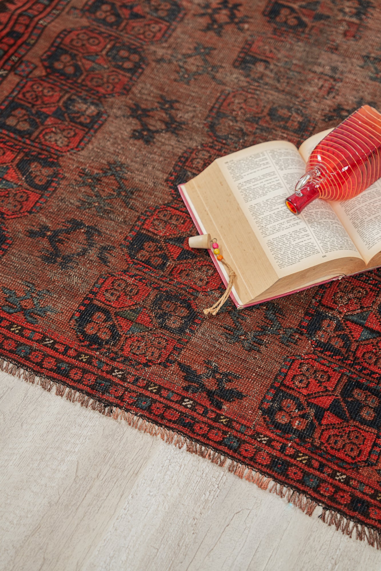 Antique Turkmen Ersari Rug 4'2" x 3'8"