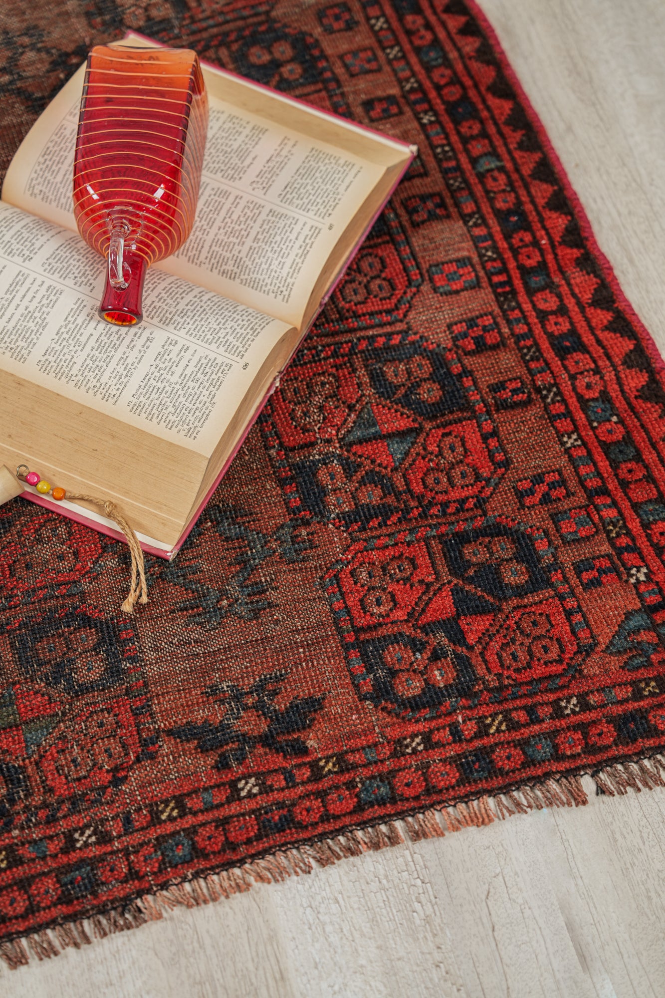 Antique Turkmen Ersari Rug 4'2" x 3'8"