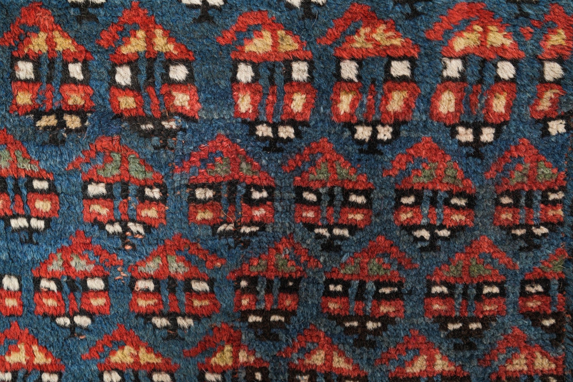 Antique Caucasian Kazak Rug 7'9" x 3'8"