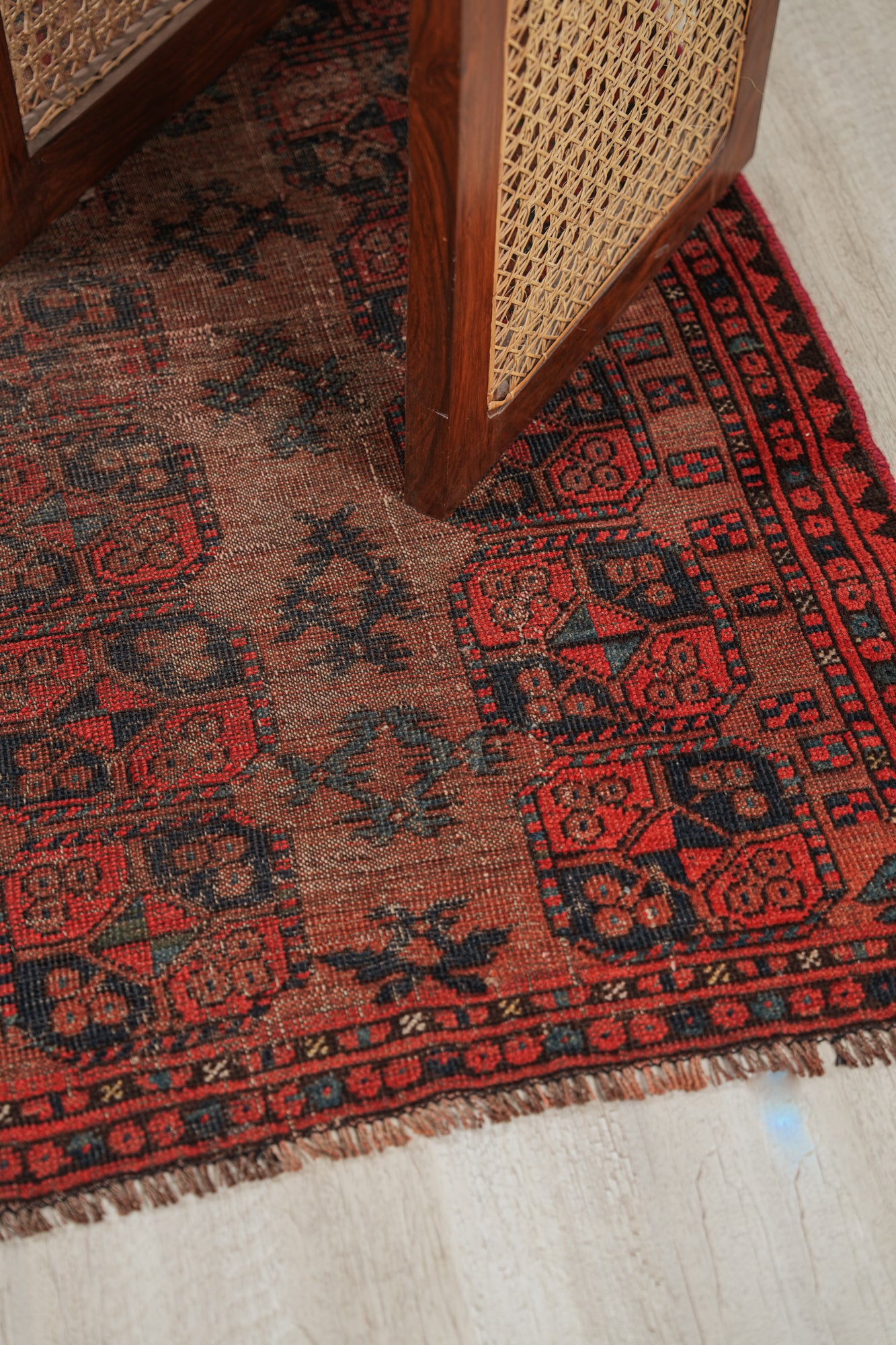 Antique Turkmen Ersari Rug 4'2" x 3'8"