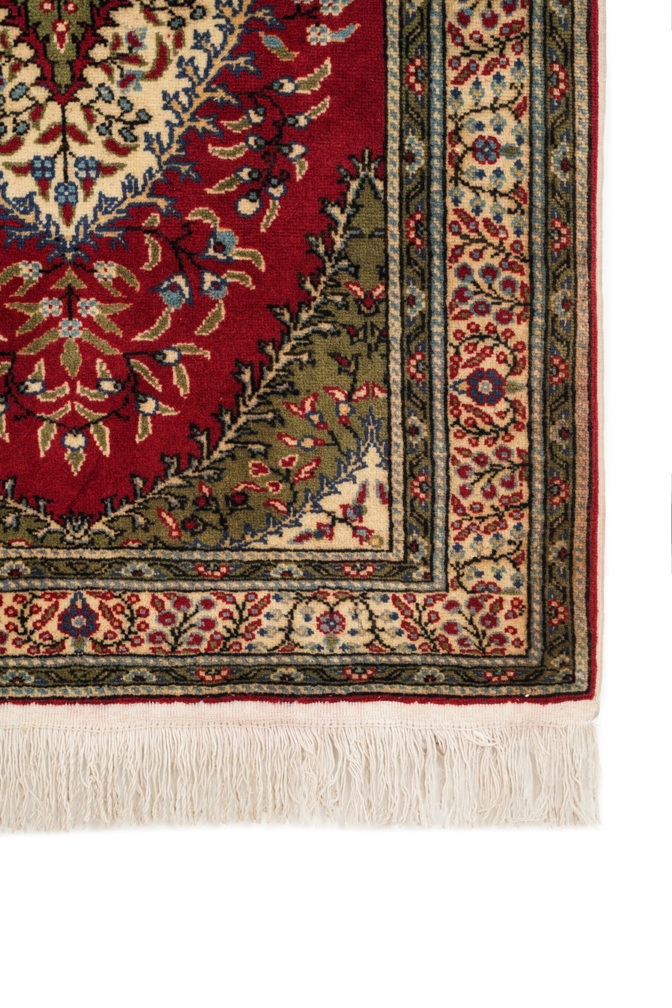 vintage Turkish Kayseri rug 4'5" x 3'