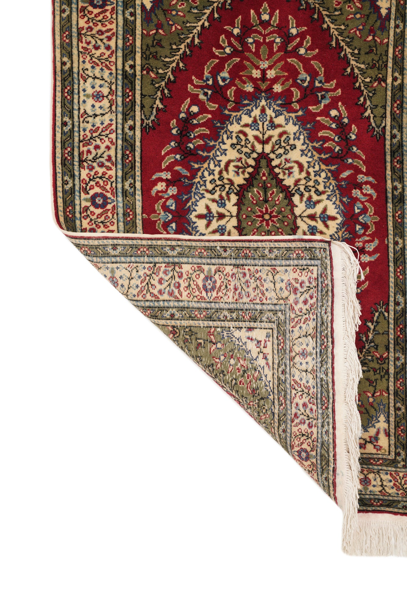 vintage Turkish Kayseri rug 4'5" x 3'