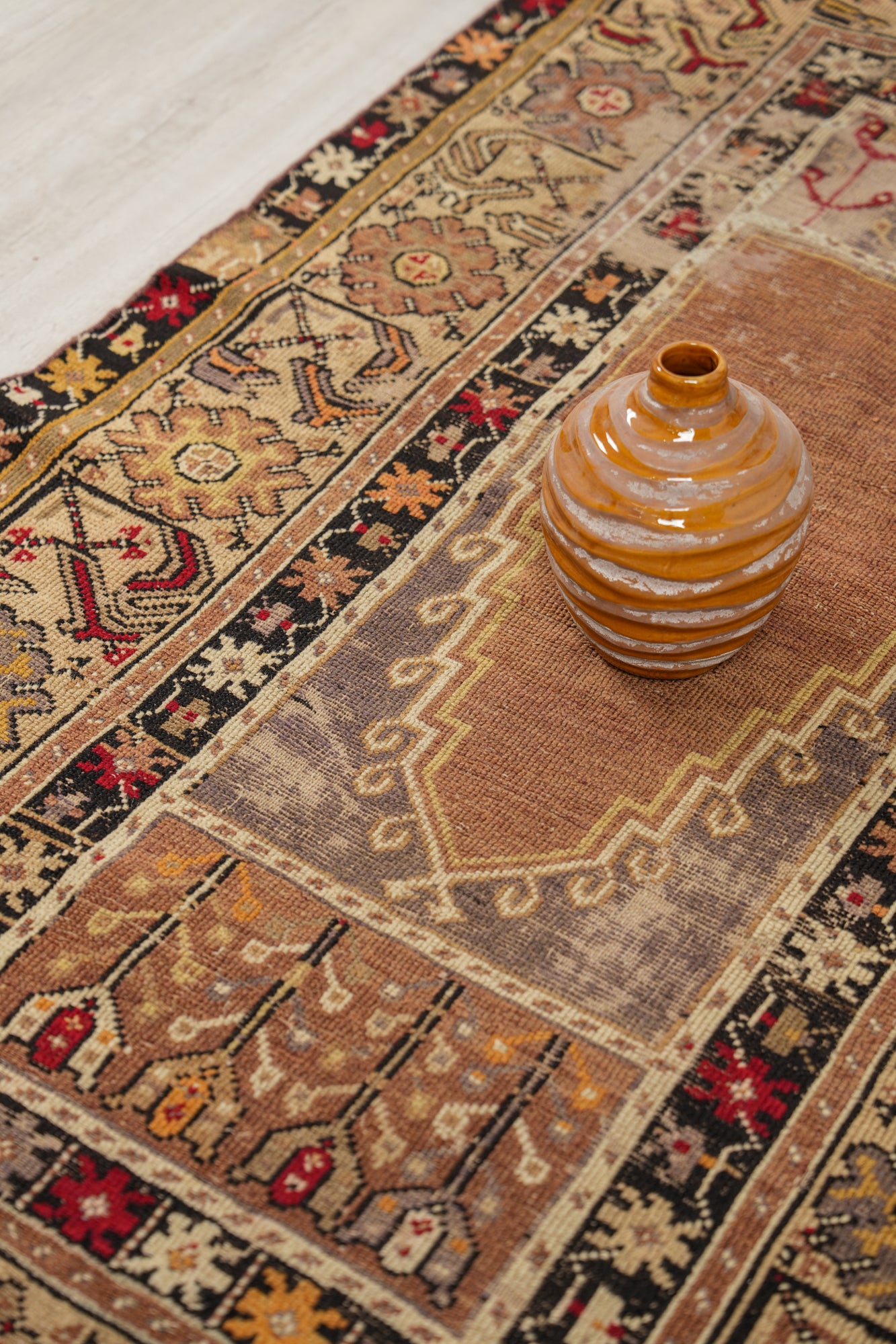 Vintage Turkish Milas Rug 5'10" x 3'8"