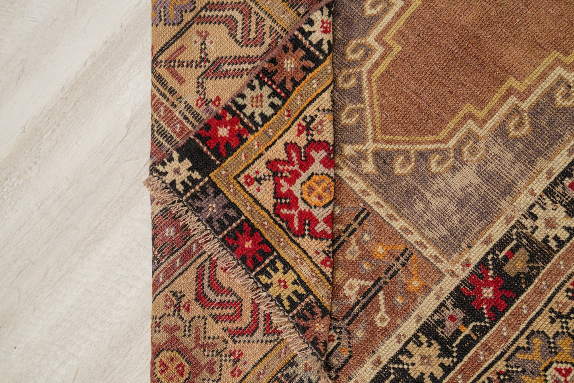 Vintage Turkish Milas Rug 5'10" x 3'8"
