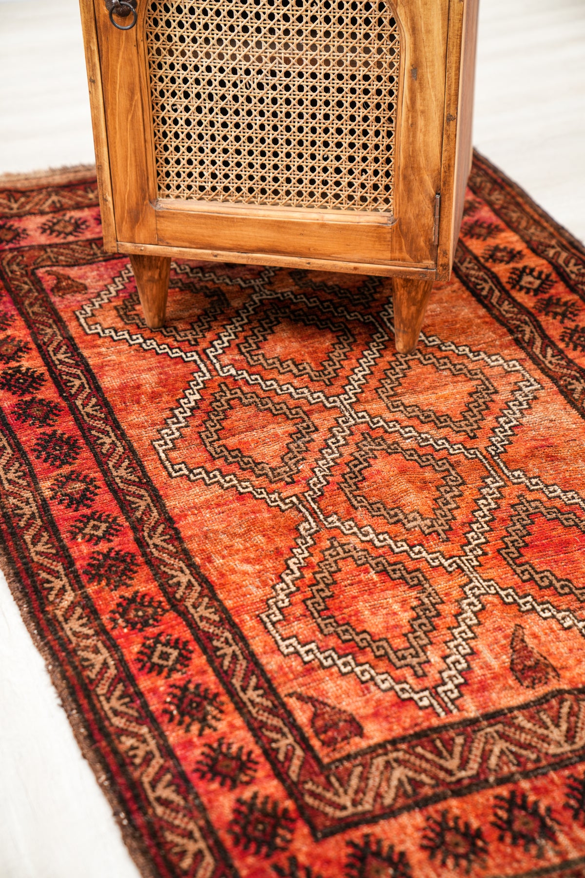 Vintage Turkmen Tribal Rug 5' x 3'