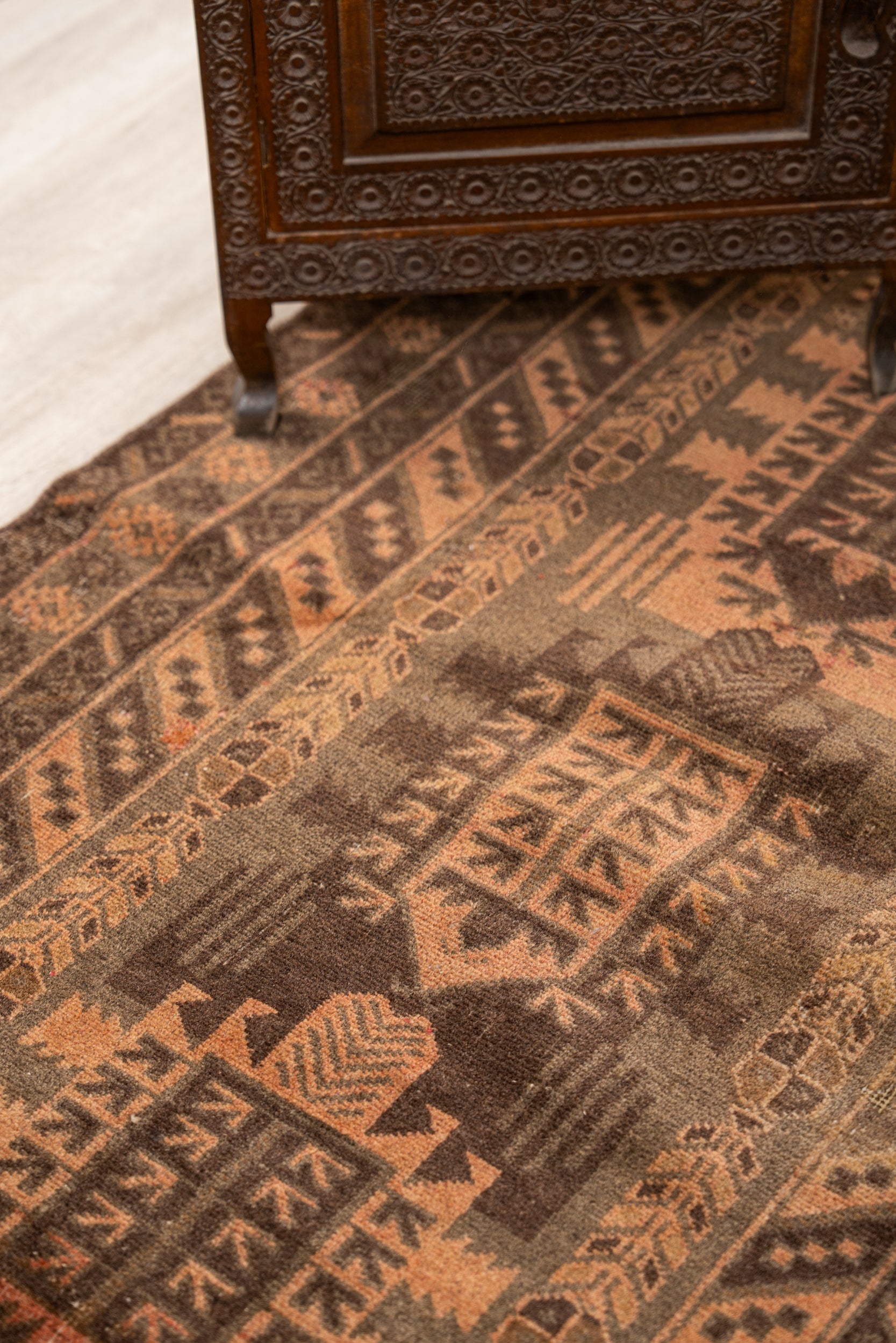 Vintage Baloch Rug 4'5" x 2'10"