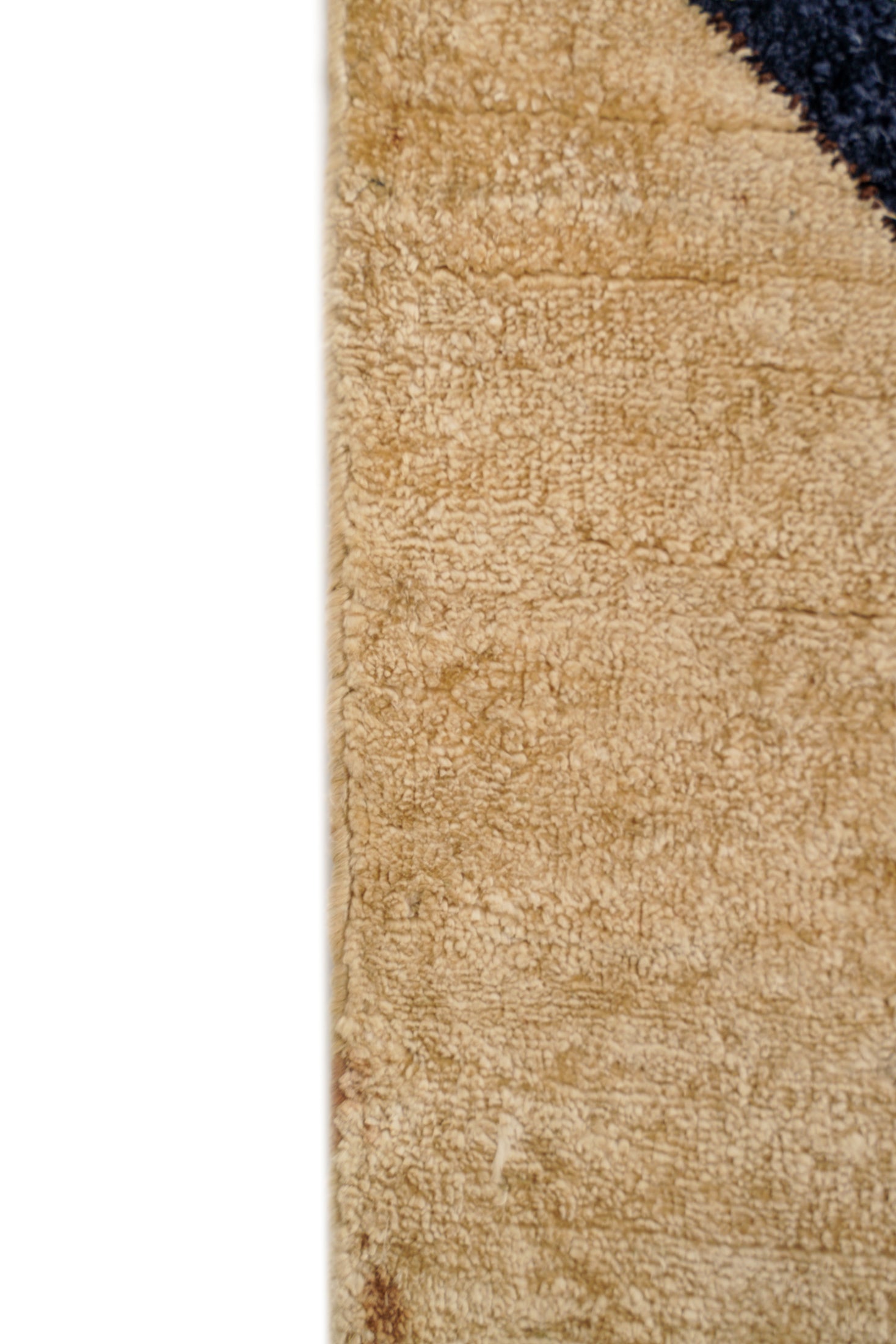 Vintage Egyptian Silk Nefertiti Rug 1' x 1'