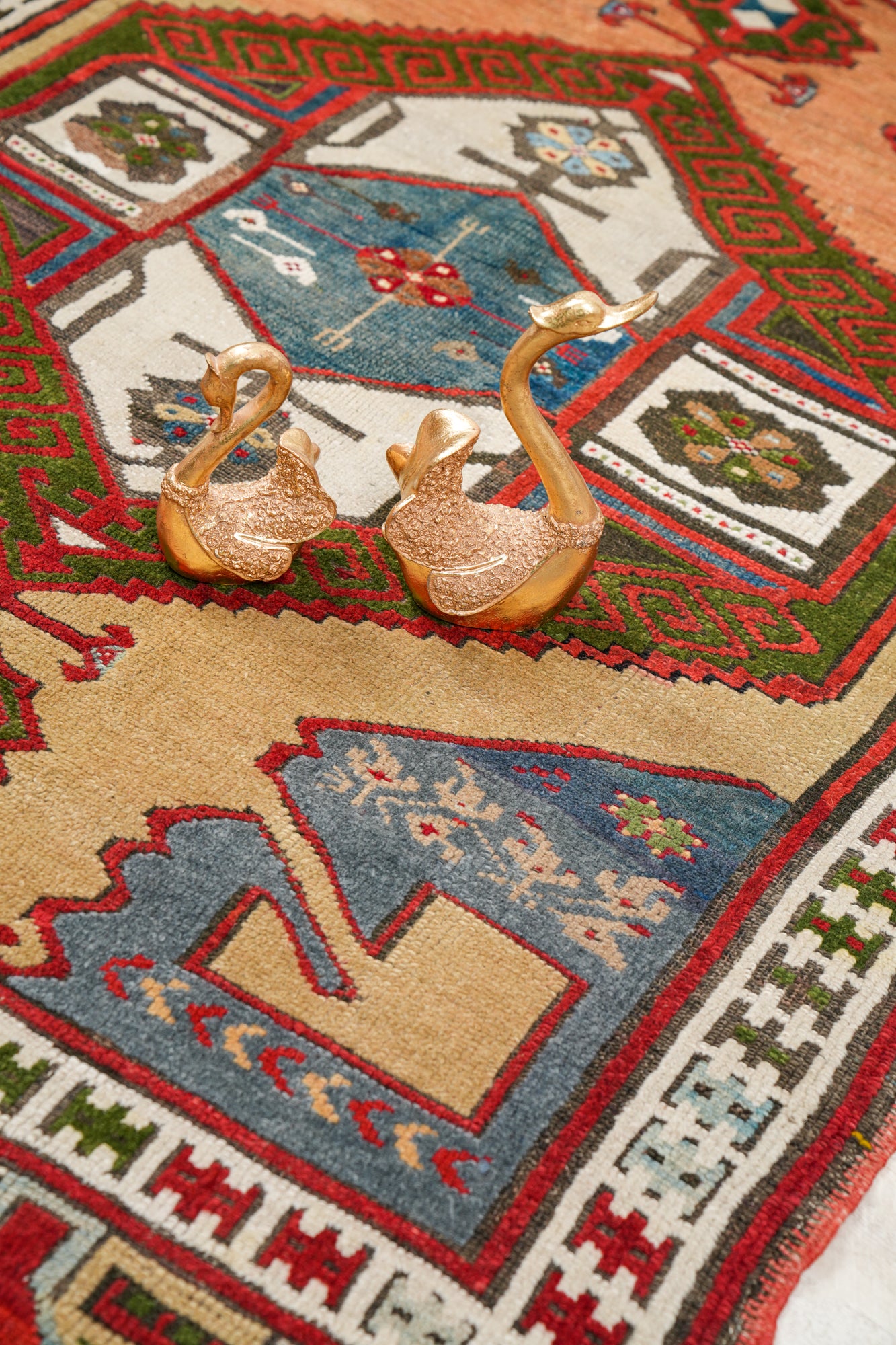 Antique Anatolian Karapinar Tribal Rug 5'4" x 3'10"